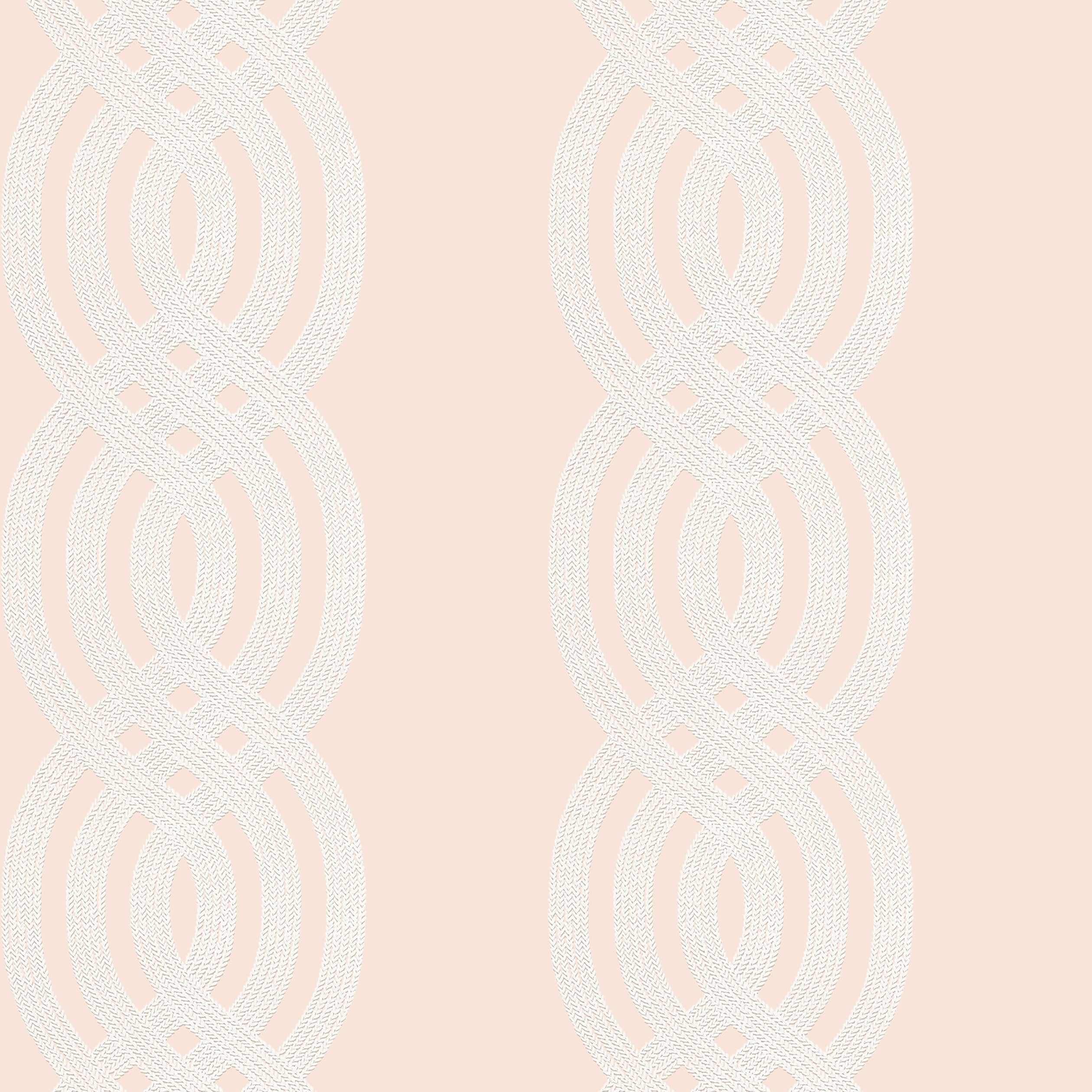 Braid fabric in blush color - pattern number T10801 - by Thibaut in the Heritage by Thibaut collection