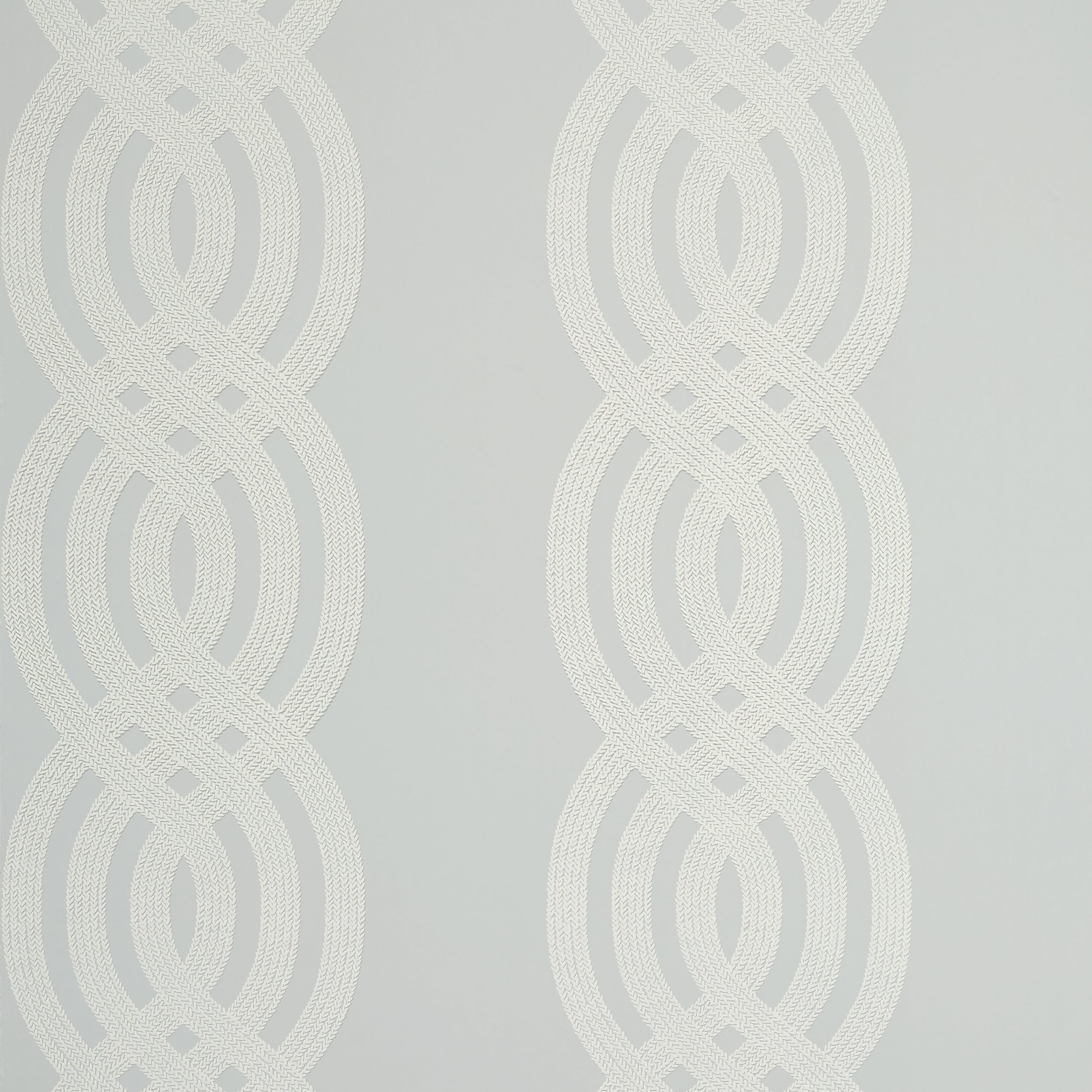 Braid fabric in grey color - pattern number T10803 - by Thibaut in the Heritage by Thibaut collection