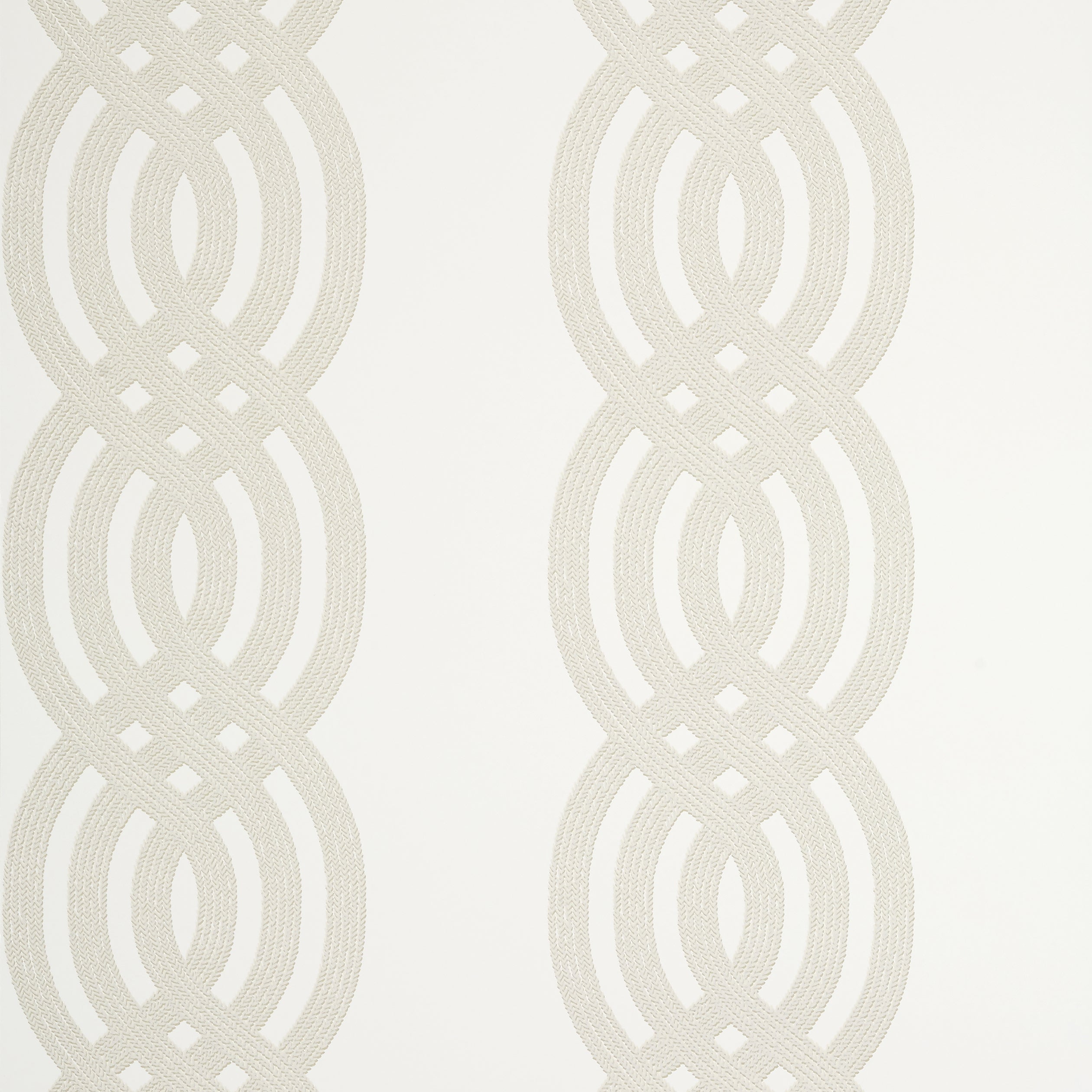 Braid fabric in cream color - pattern number T10804 - by Thibaut in the Heritage by Thibaut collection