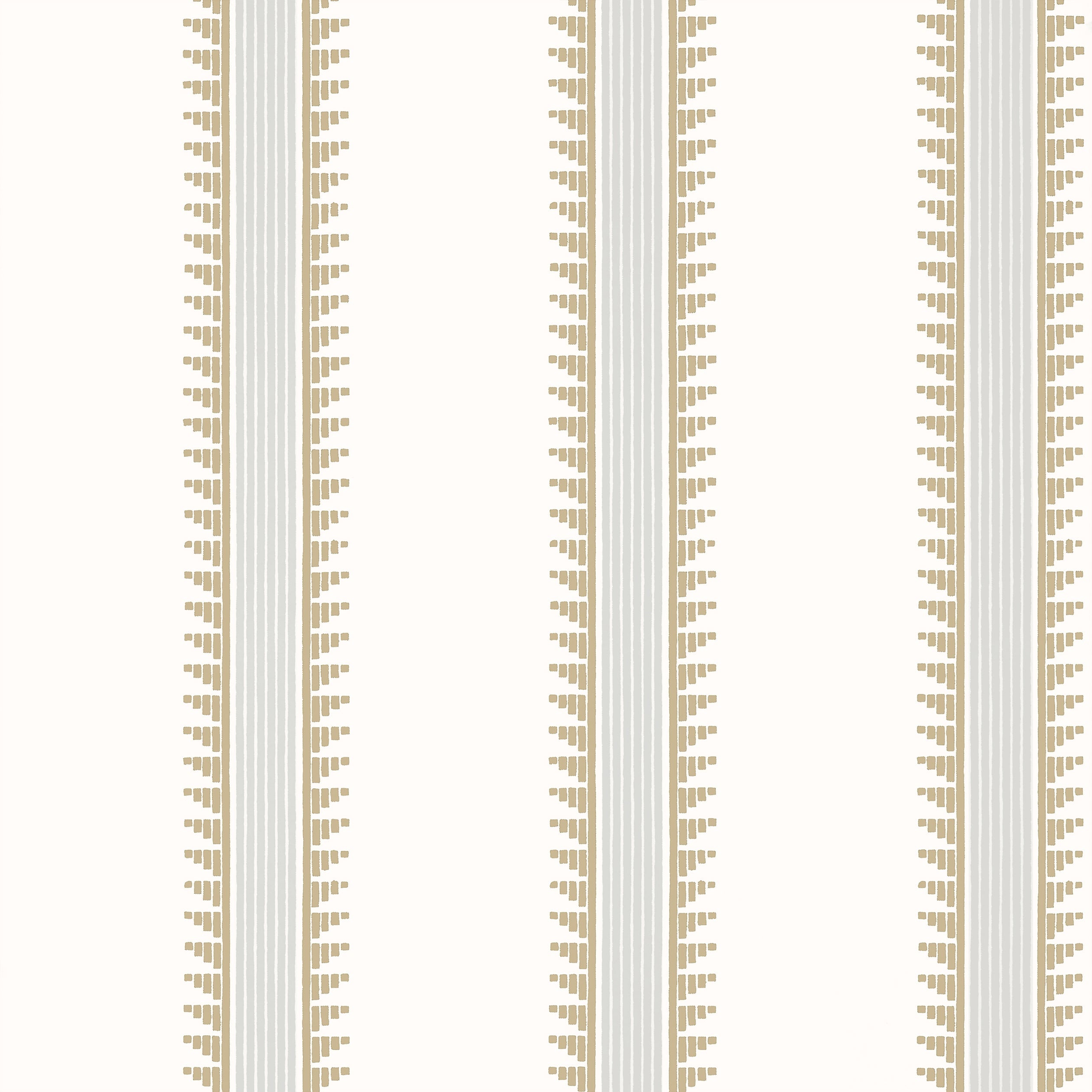 Trail Head fabric in birch color - pattern number T12018 - by Thibaut in the Vista collection
