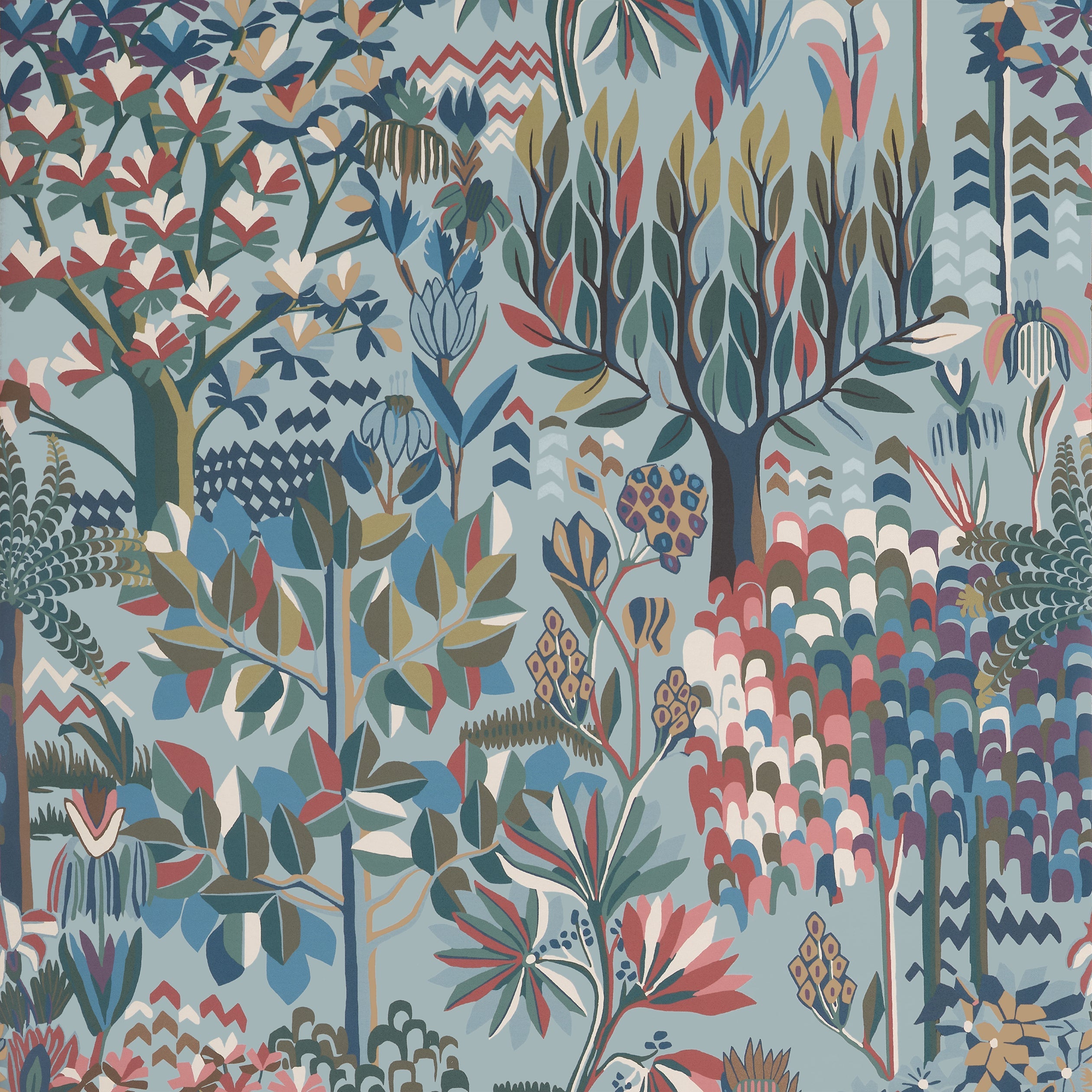Alpine fabric in spa blue color - pattern number T12046 - by Thibaut in the Vista collection