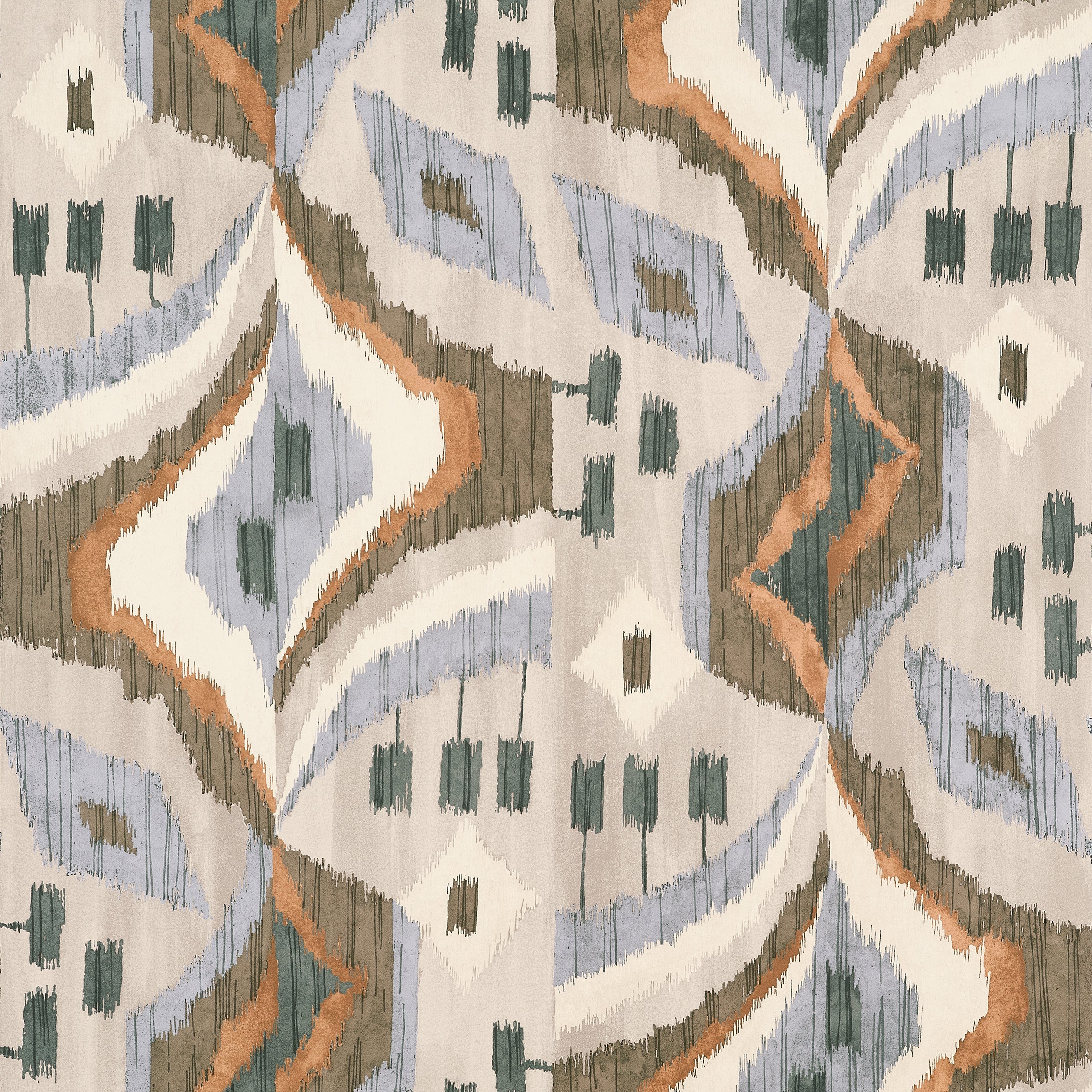Artesian wallpaper in birch color - pattern number T12057 - by Thibaut in the Vista collection