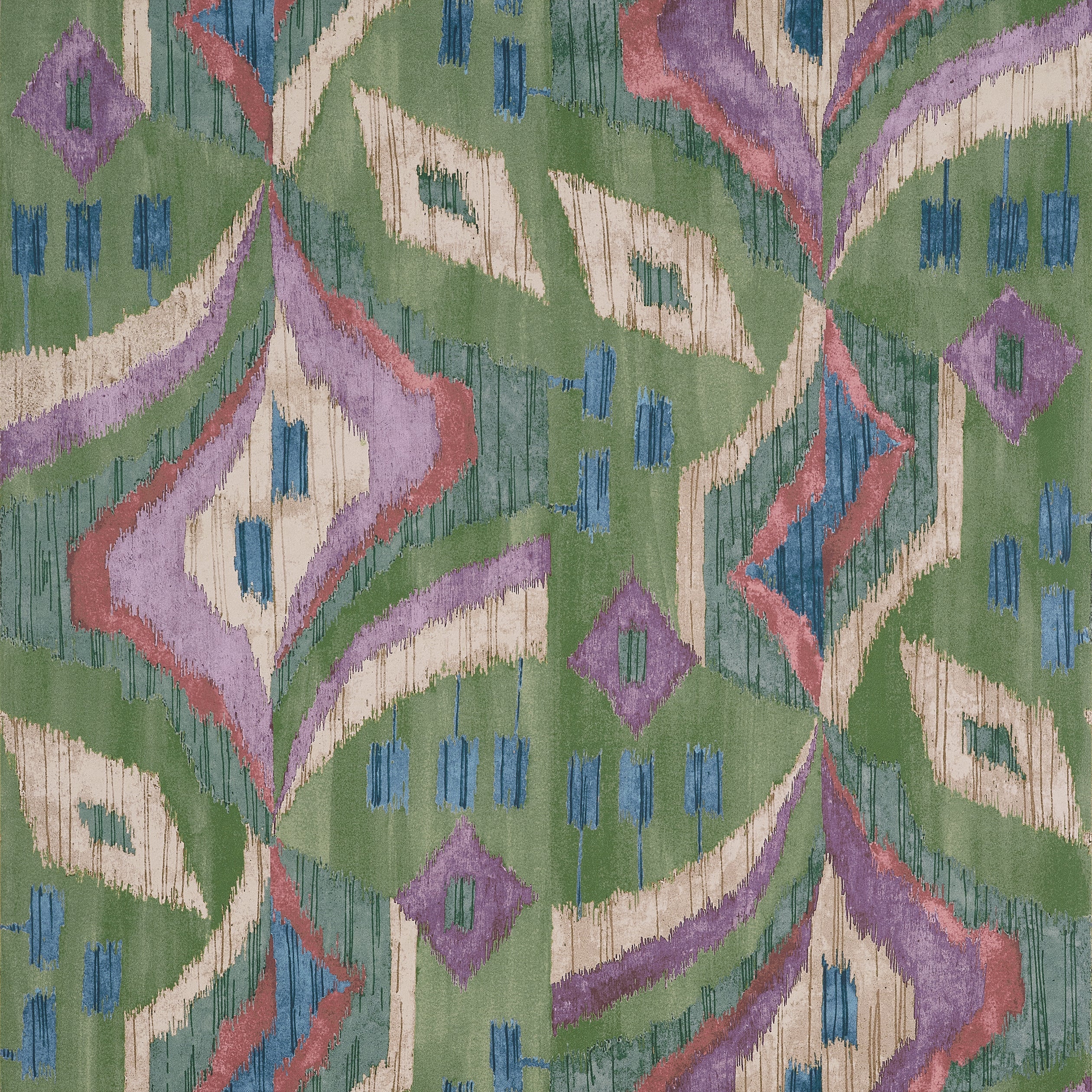 Artesian wallpaper in wild sage color - pattern number T12059 - by Thibaut in the Vista collection