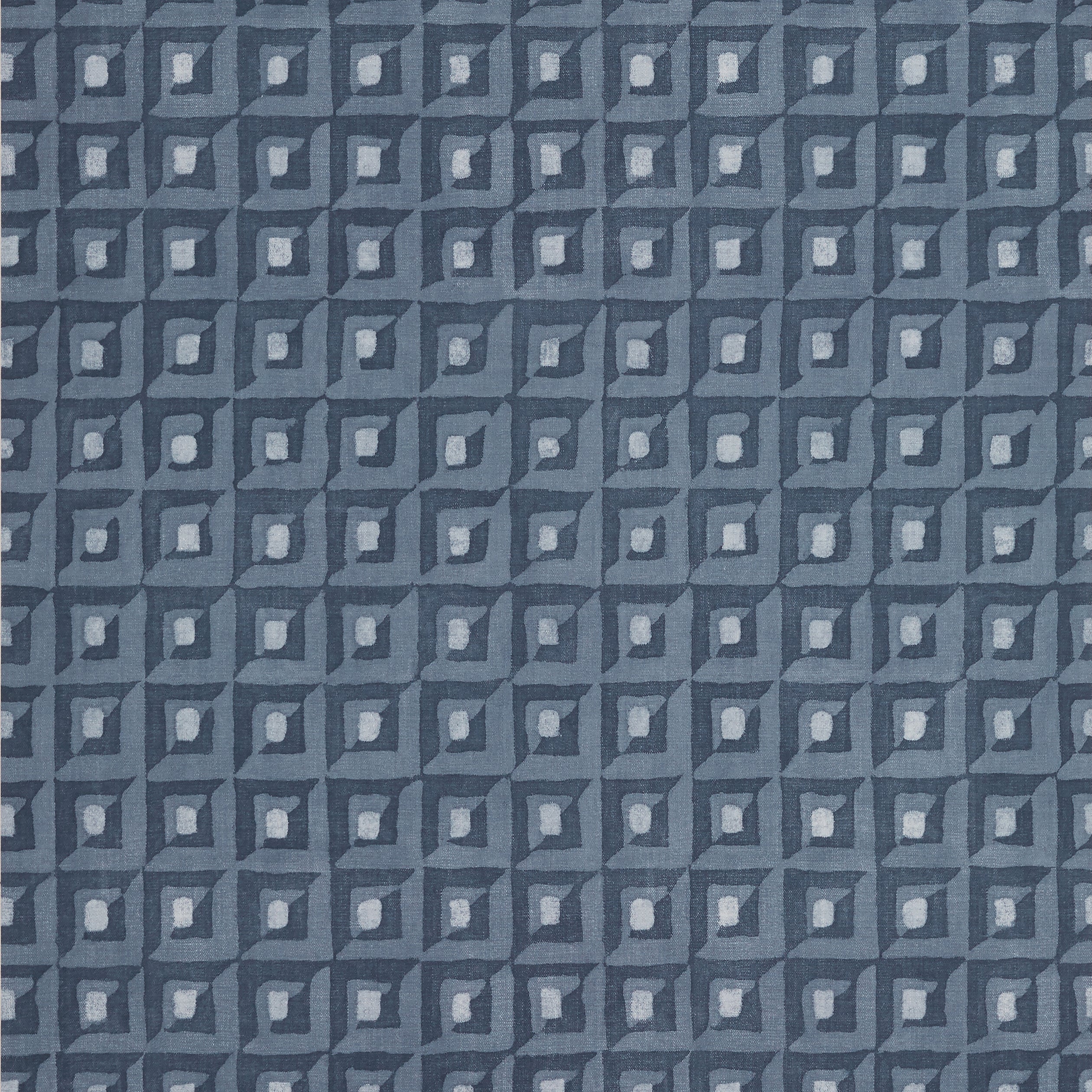 Square Dance wallpaper in navy color - pattern number T12851 - by Thibaut in the Modern Resource Volume 3 collection