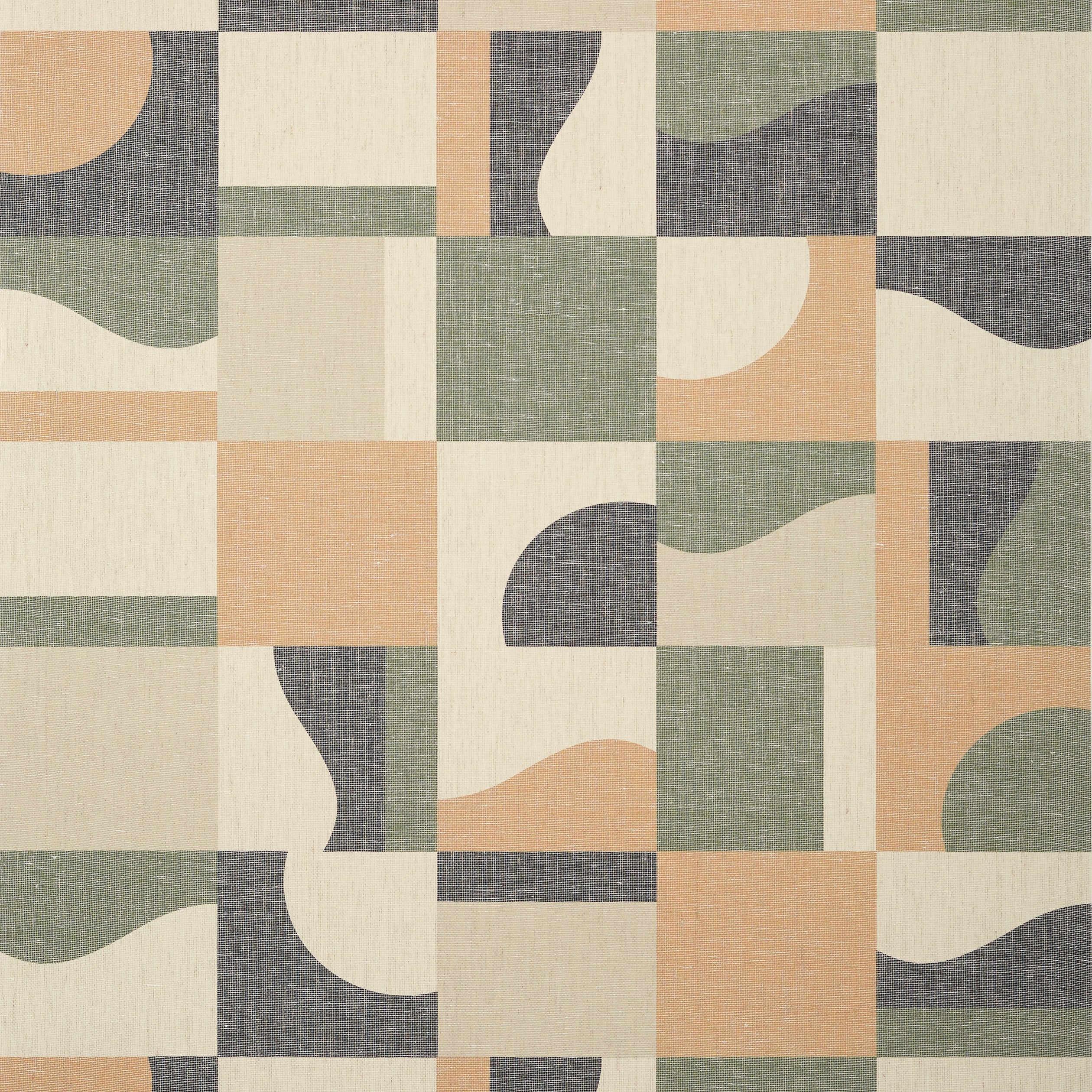 Colored Blocks wallpaper in green color - pattern number T12860 - by Thibaut in the Modern Resource Volume 3 collection