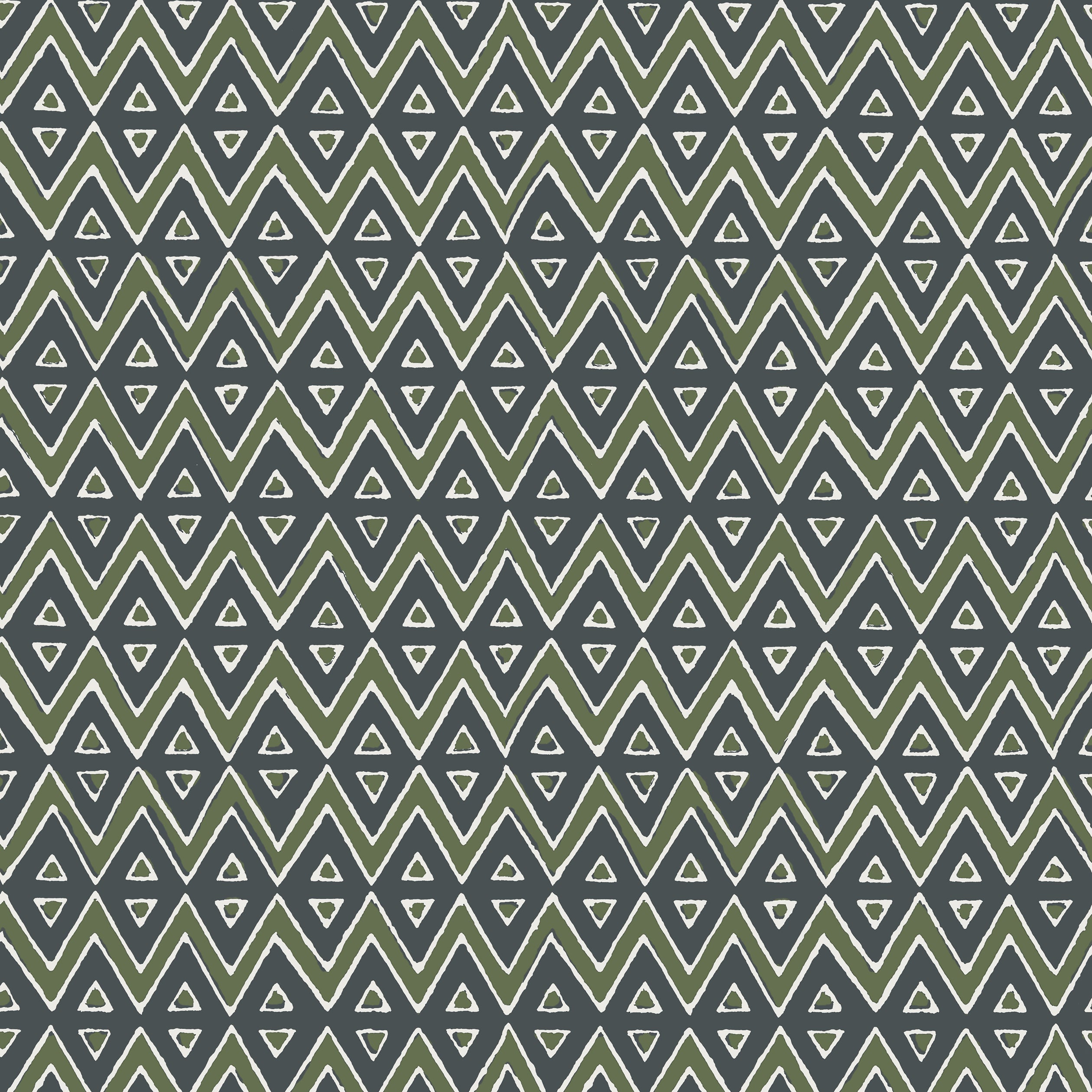 Tiburon wallpaper in green and bluestone color - pattern number T13235 - by Thibaut in the Mesa collection