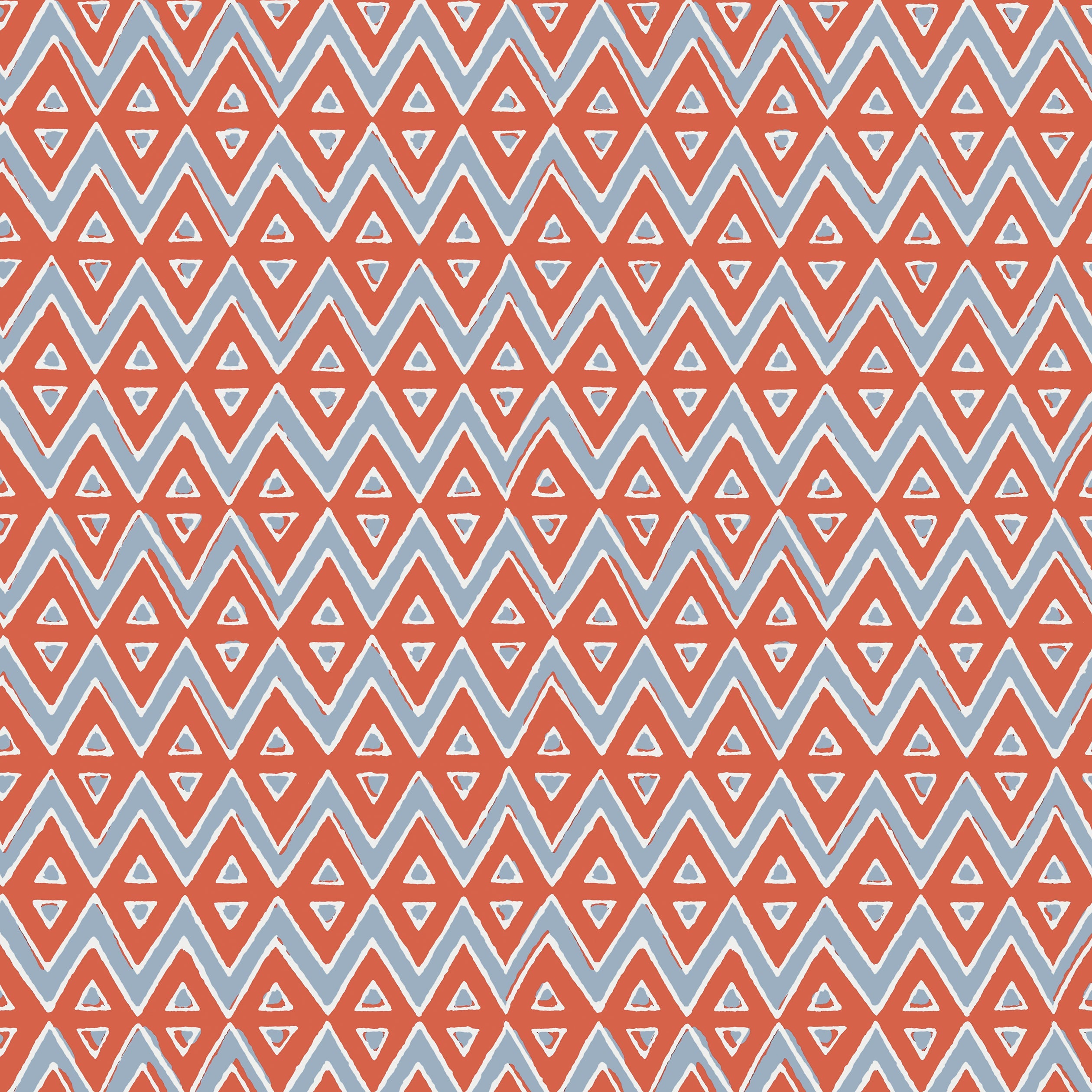 Tiburon wallpaper in coral color - pattern number T13238 - by Thibaut in the Mesa collection