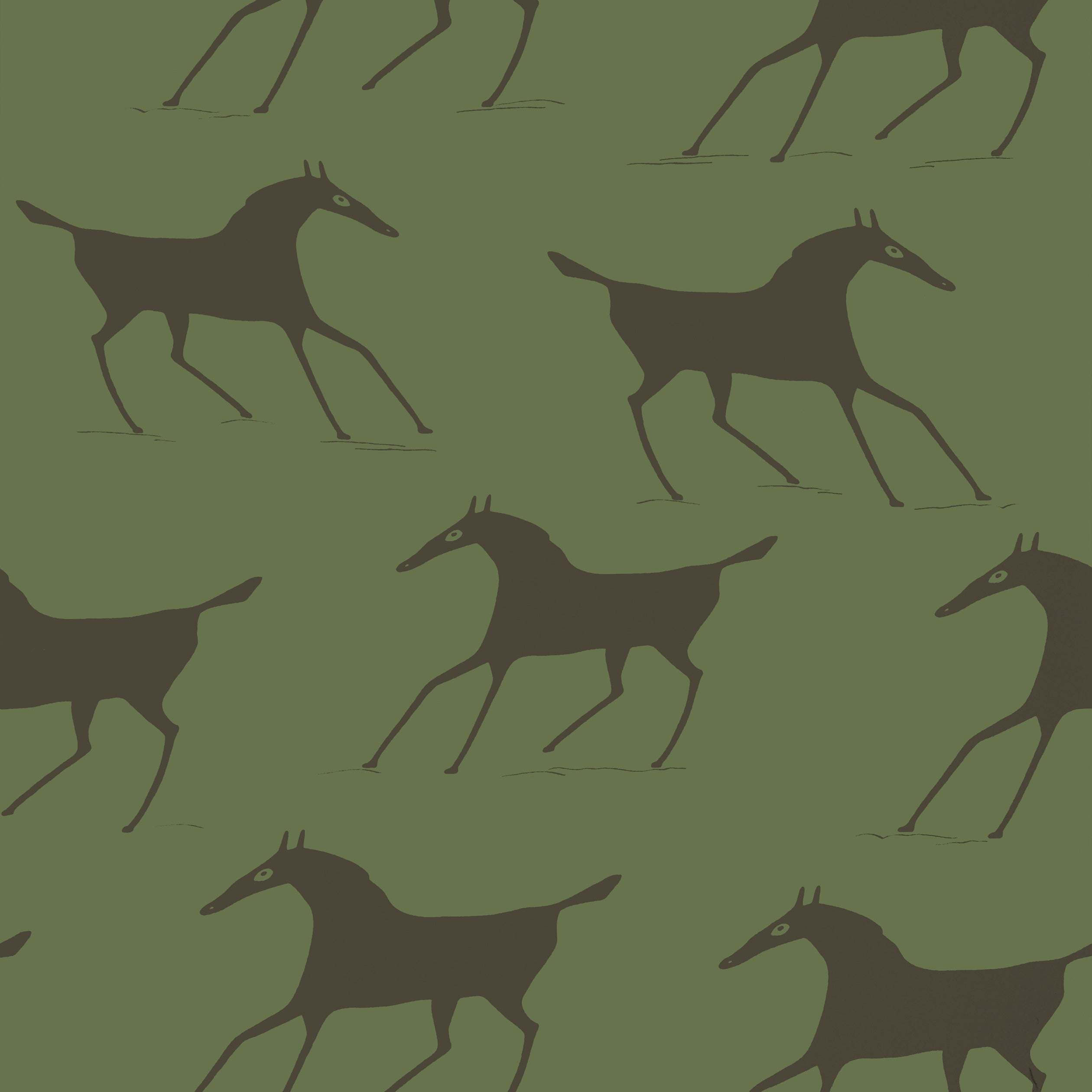 Marlborough Downs wallpaper in green color - pattern number T13264 - by Thibaut in the Mesa collection