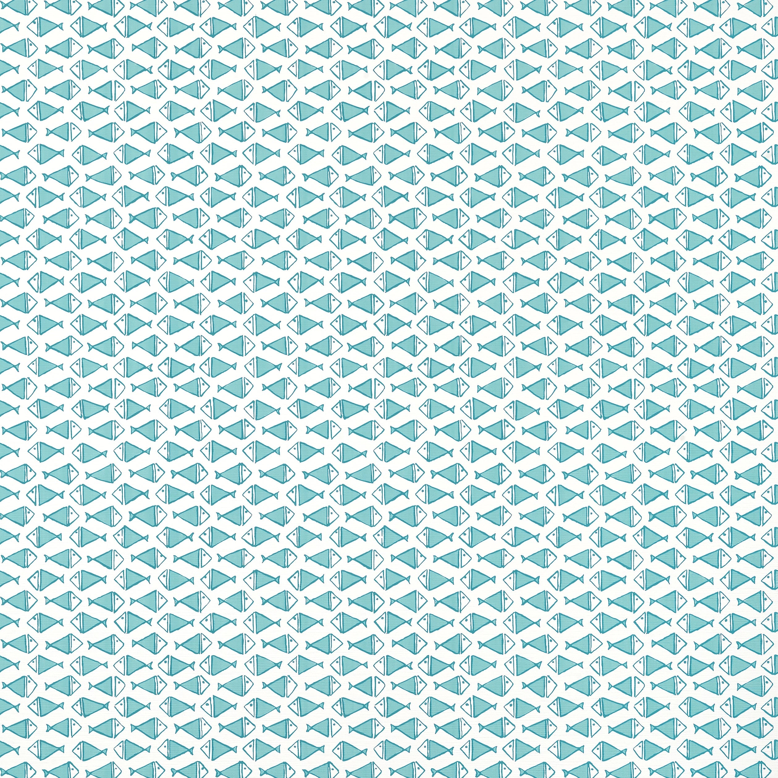 Pisces wallpaper in turquoise color - pattern number T13326 - by Thibaut in the Pavilion collection