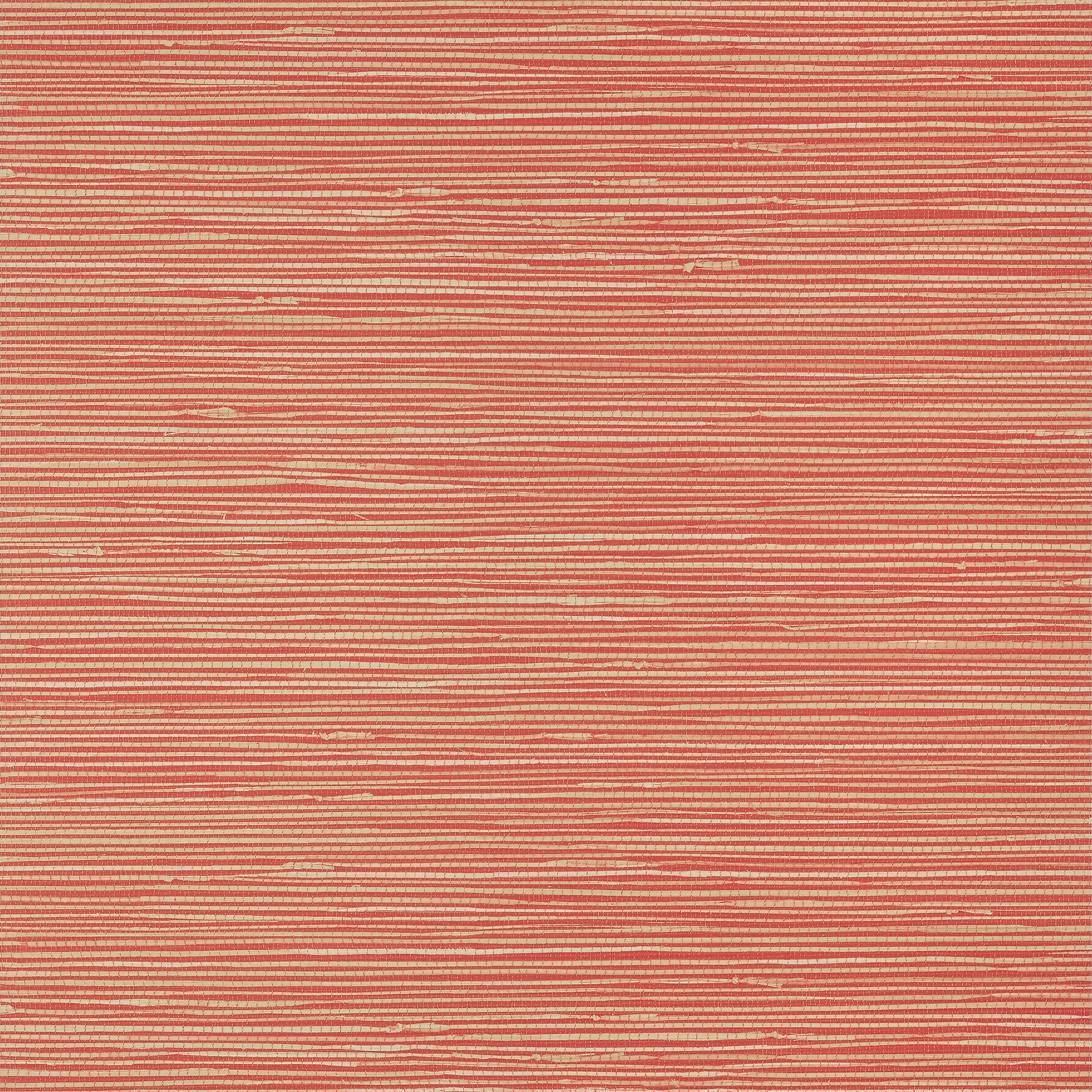 St Thomas wallpaper in coral color - pattern number T13345 - by Thibaut in the Pavilion collection