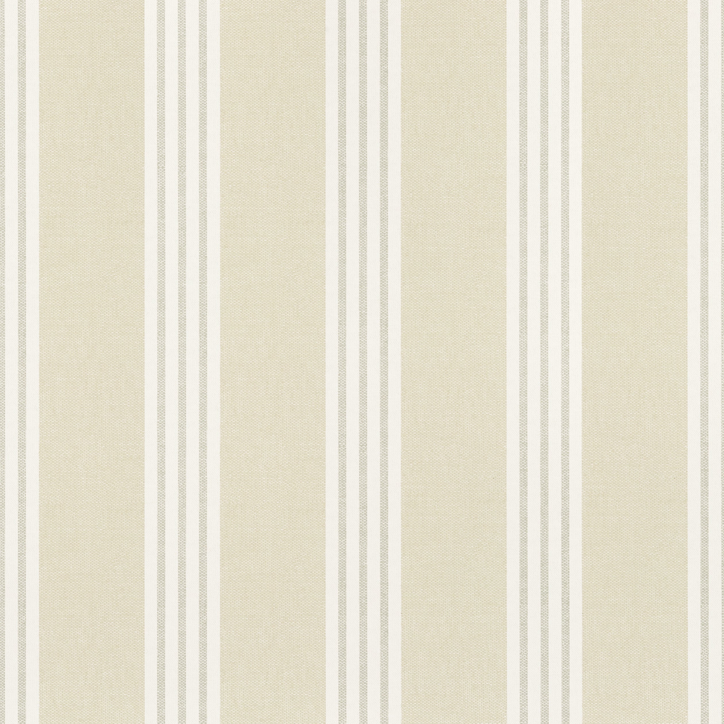 Canvas Stripe wallpaper in beige color - pattern number T13356 - by Thibaut in the Pavilion collection