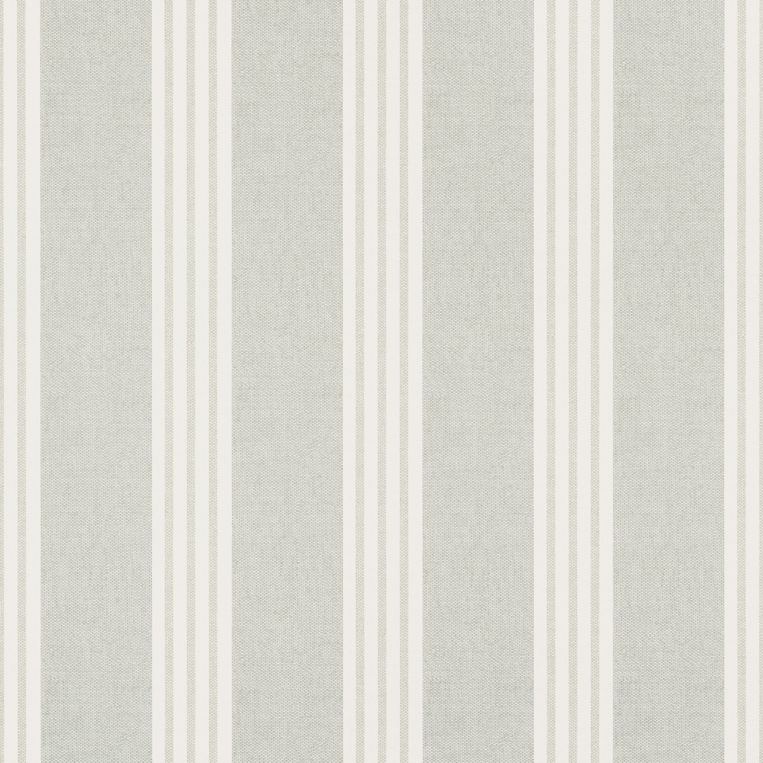 Canvas Stripe wallpaper in grey color - pattern number T13357 - by Thibaut in the Pavilion collection