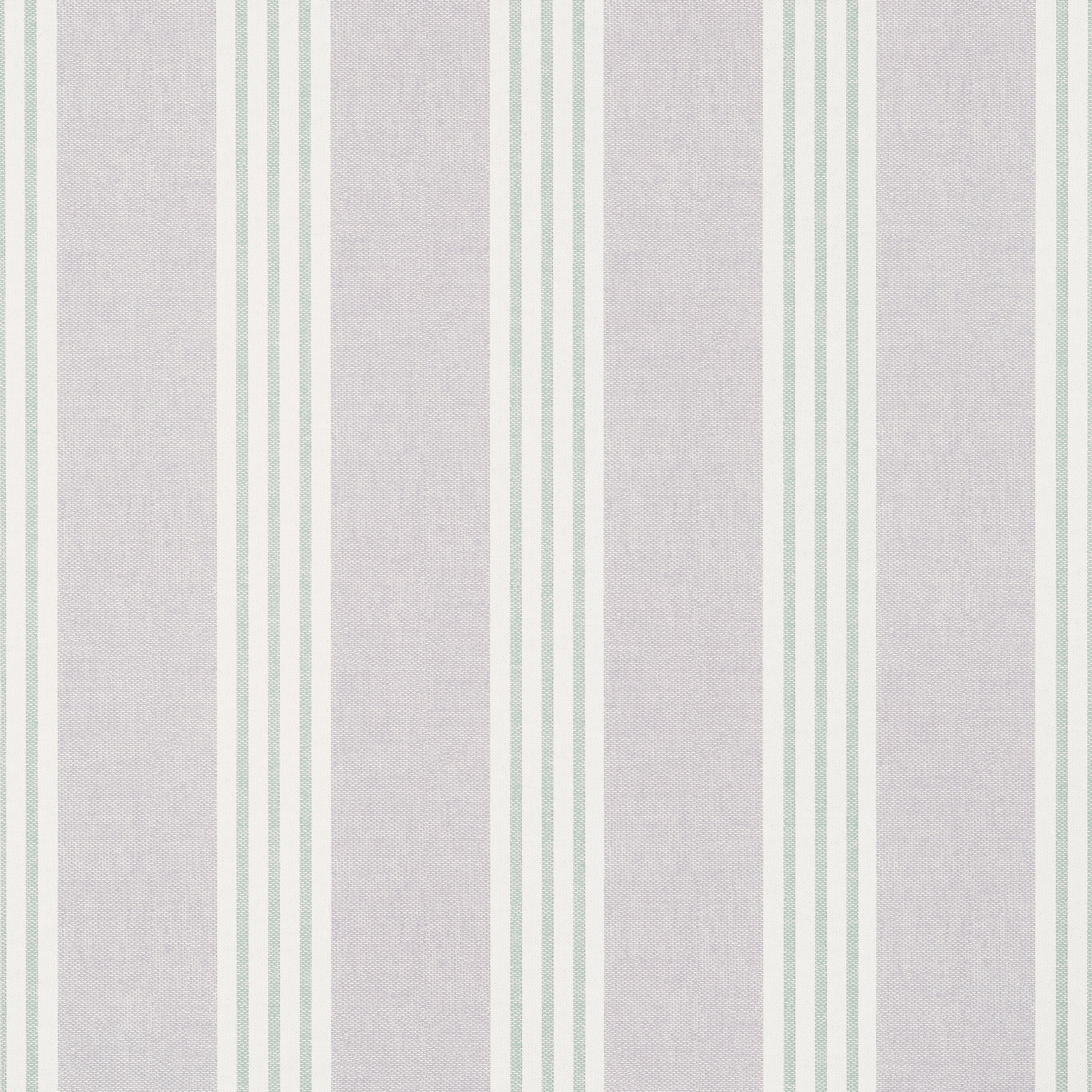 Canvas Stripe wallpaper in lavender color - pattern number T13363 - by Thibaut in the Pavilion collection
