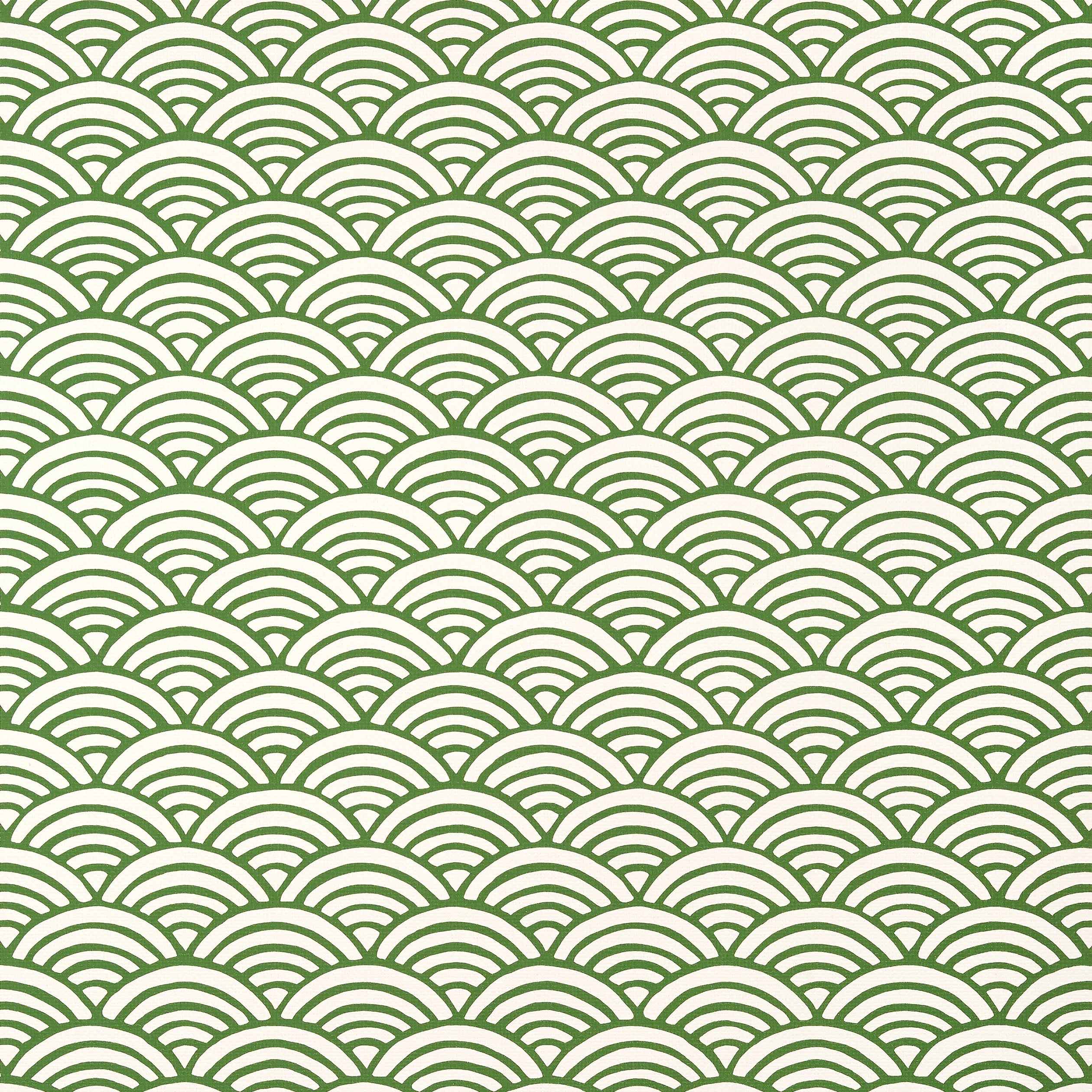 Maris wallpaper in emerald color - pattern number T13376 - by Thibaut in the Pavilion collection