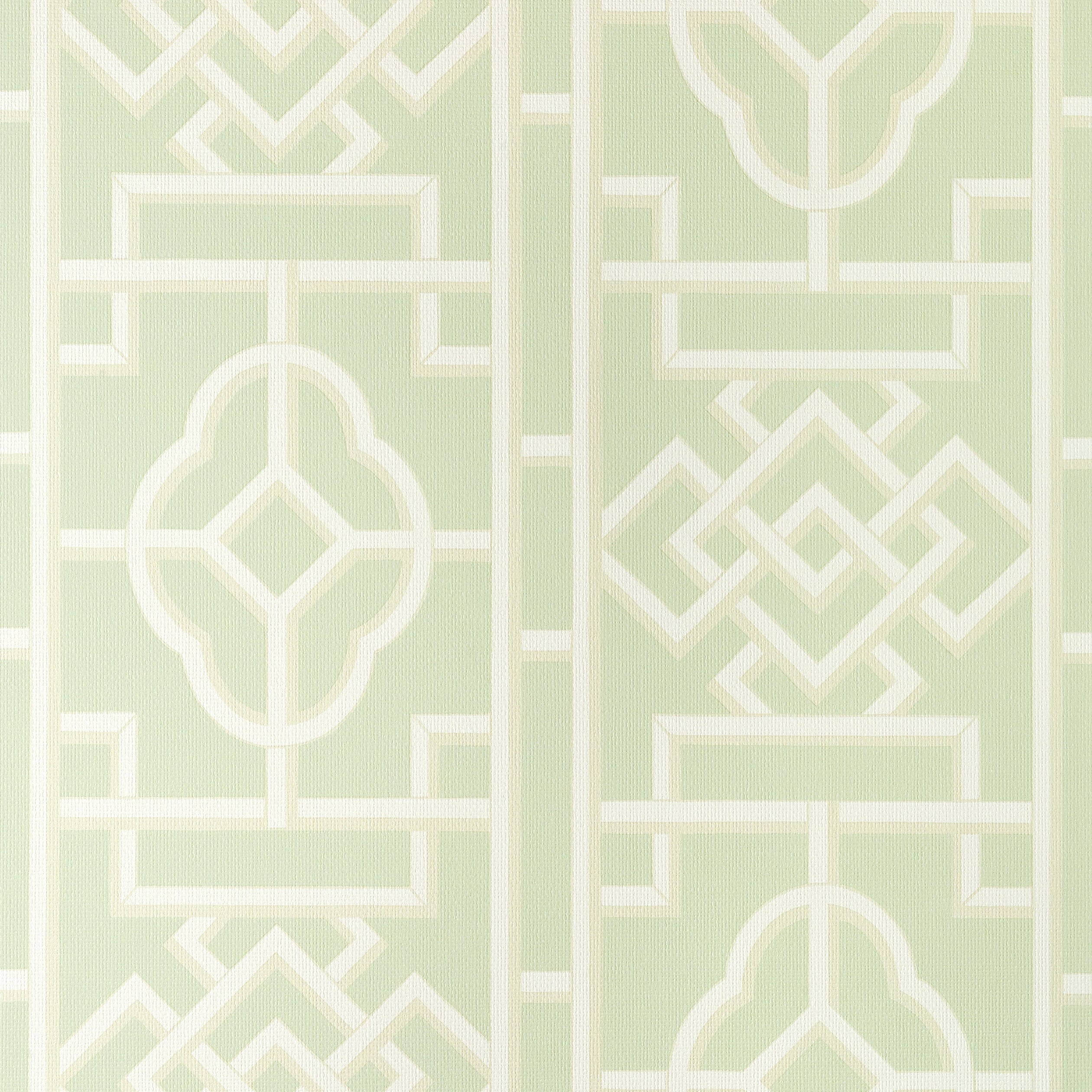 Gateway wallpaper in green color - pattern number T13390 - by Thibaut in the Pavilion collection