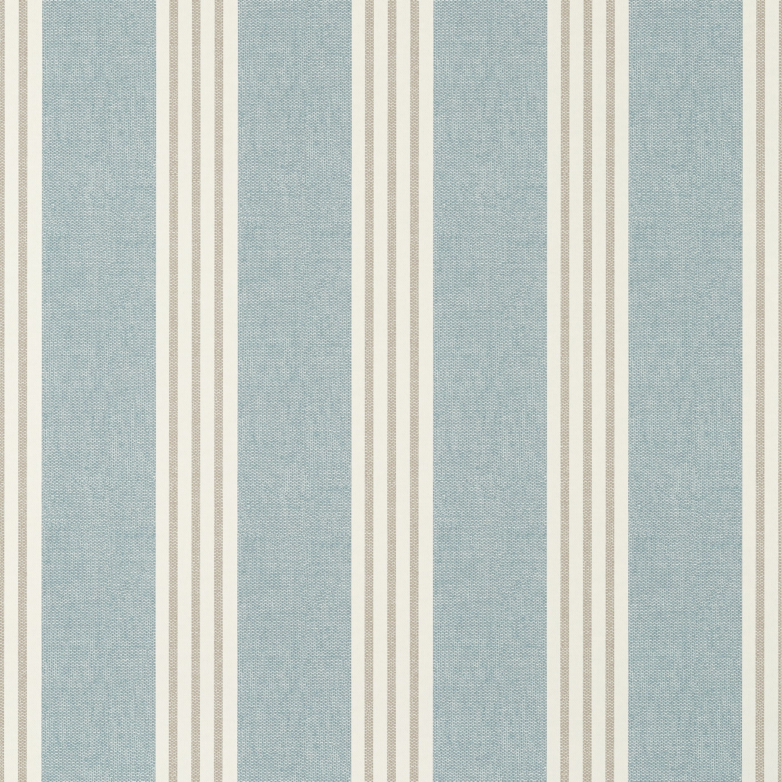 Canvas Stripe wallpaper in mineral color - pattern number T13392 - by Thibaut in the Pavilion collection