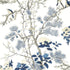 Katsura fabric in blue and white color - pattern number T13619 - by Thibaut in the Grand Palace collection