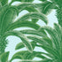 Queen Palm fabric in green and blue color - pattern number T13908 - by Thibaut in the Palm Grove collection
