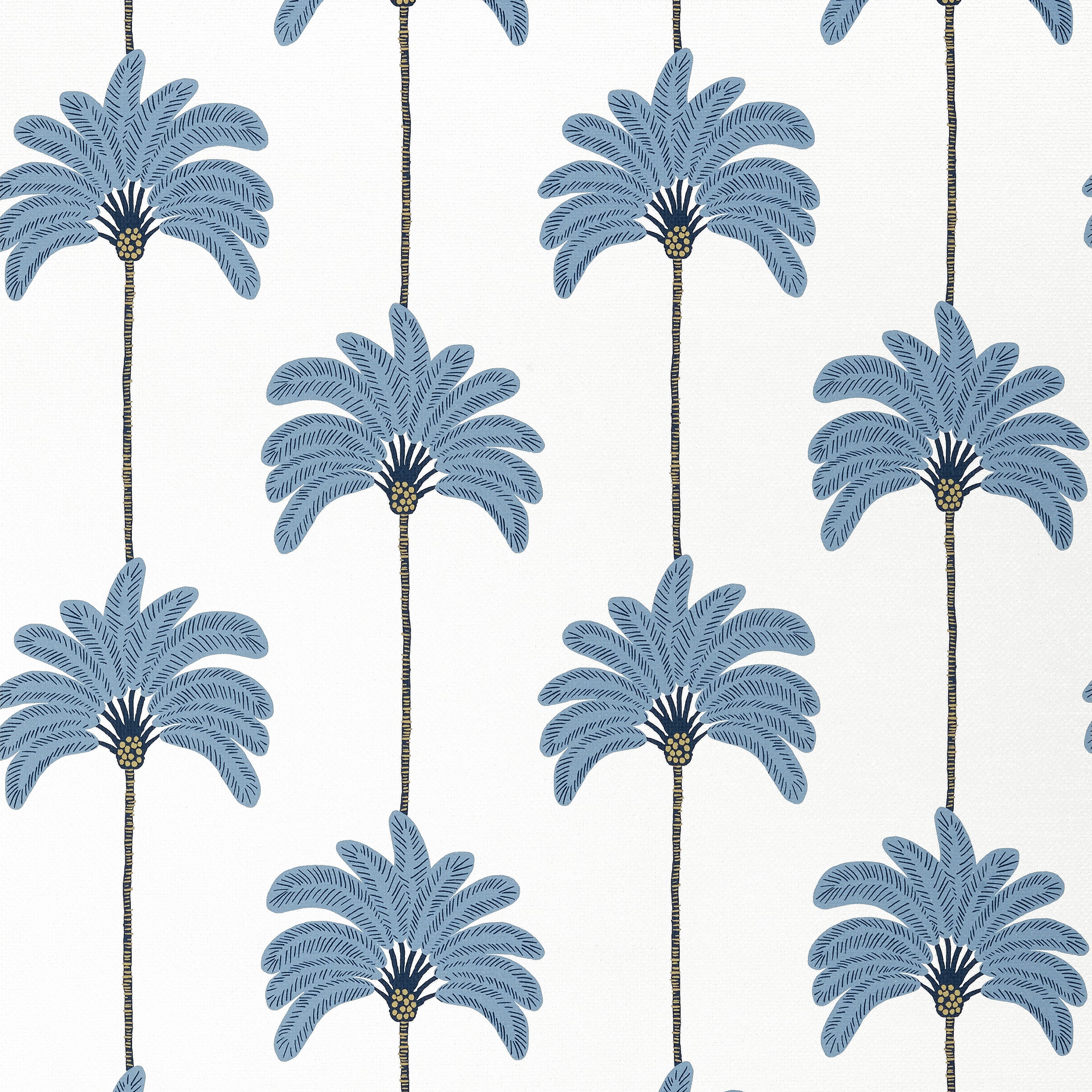 Sunset Boulevard wallpaper in blue color - pattern number T13944 - by Thibaut in the Palm Grove collection