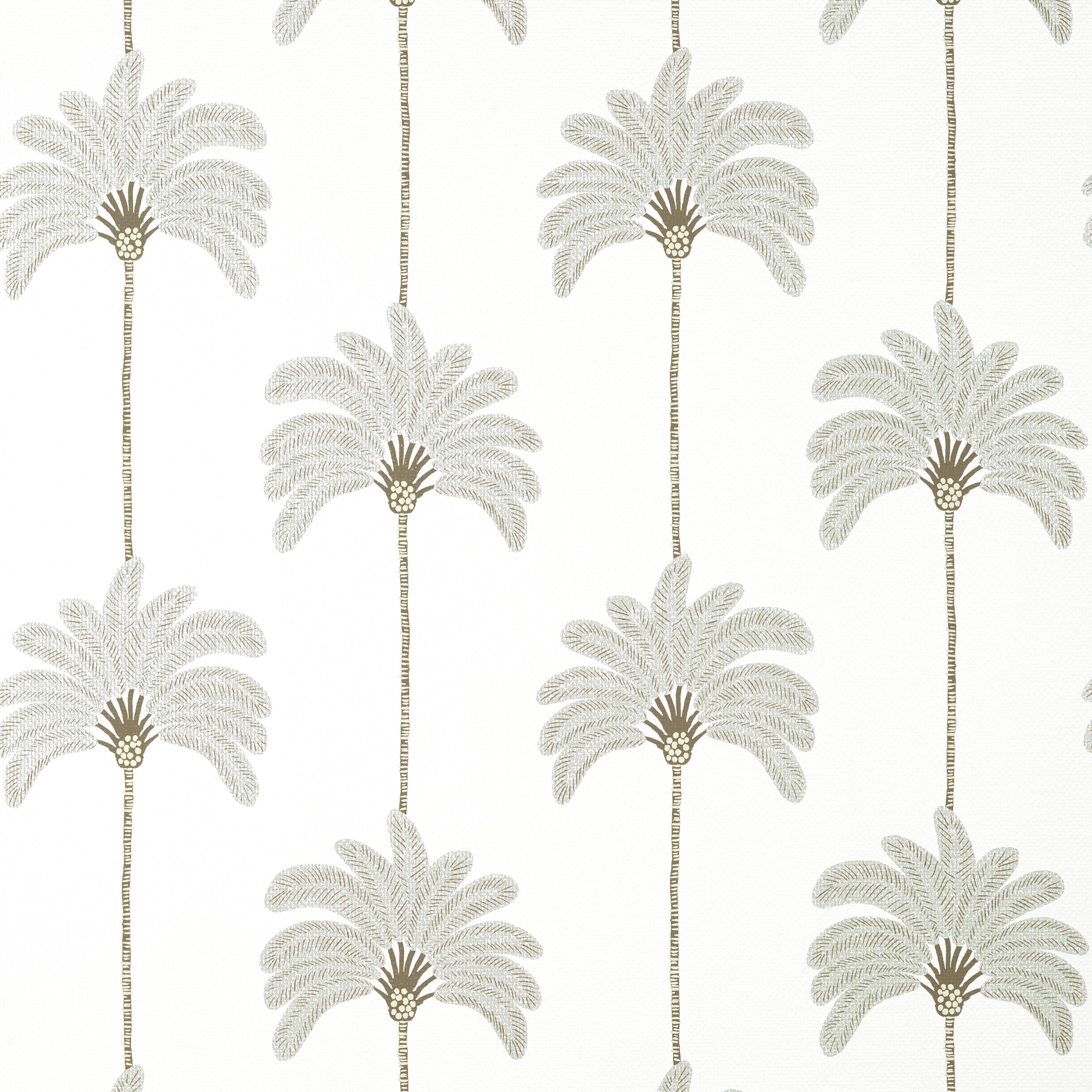 Sunset Boulevard wallpaper in metallic silver color - pattern number T13947 - by Thibaut in the Palm Grove collection