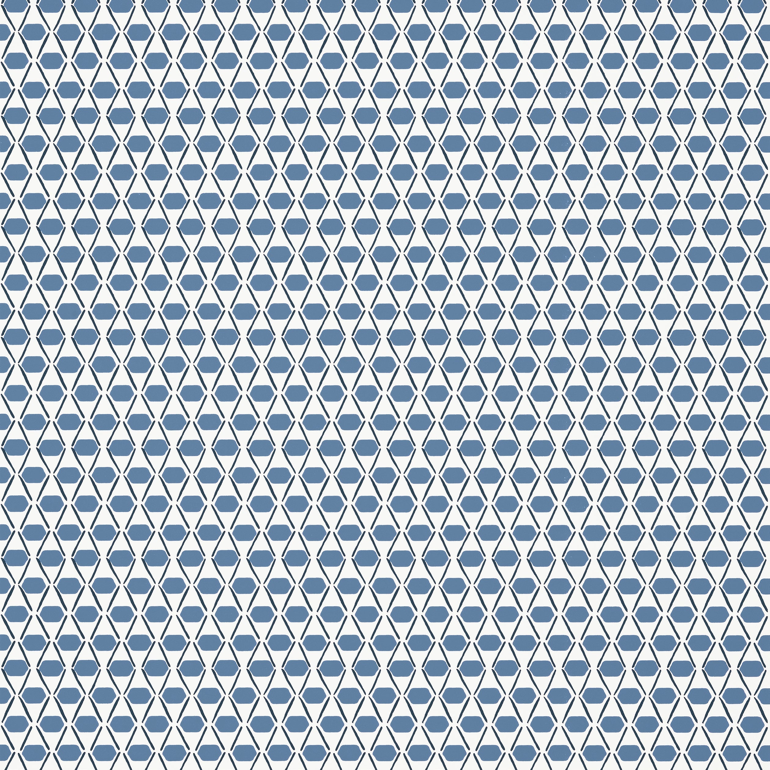 Denver fabric in blue color - pattern number T14326 - by Thibaut in the Canopy collection