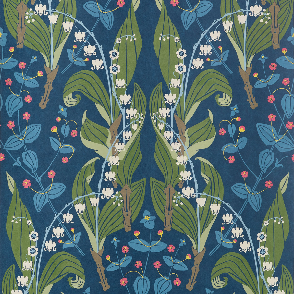 Harbor Springs Wallpaper in Navy color - pattern number T14621 - by Thibaut in the Fairhaven collection