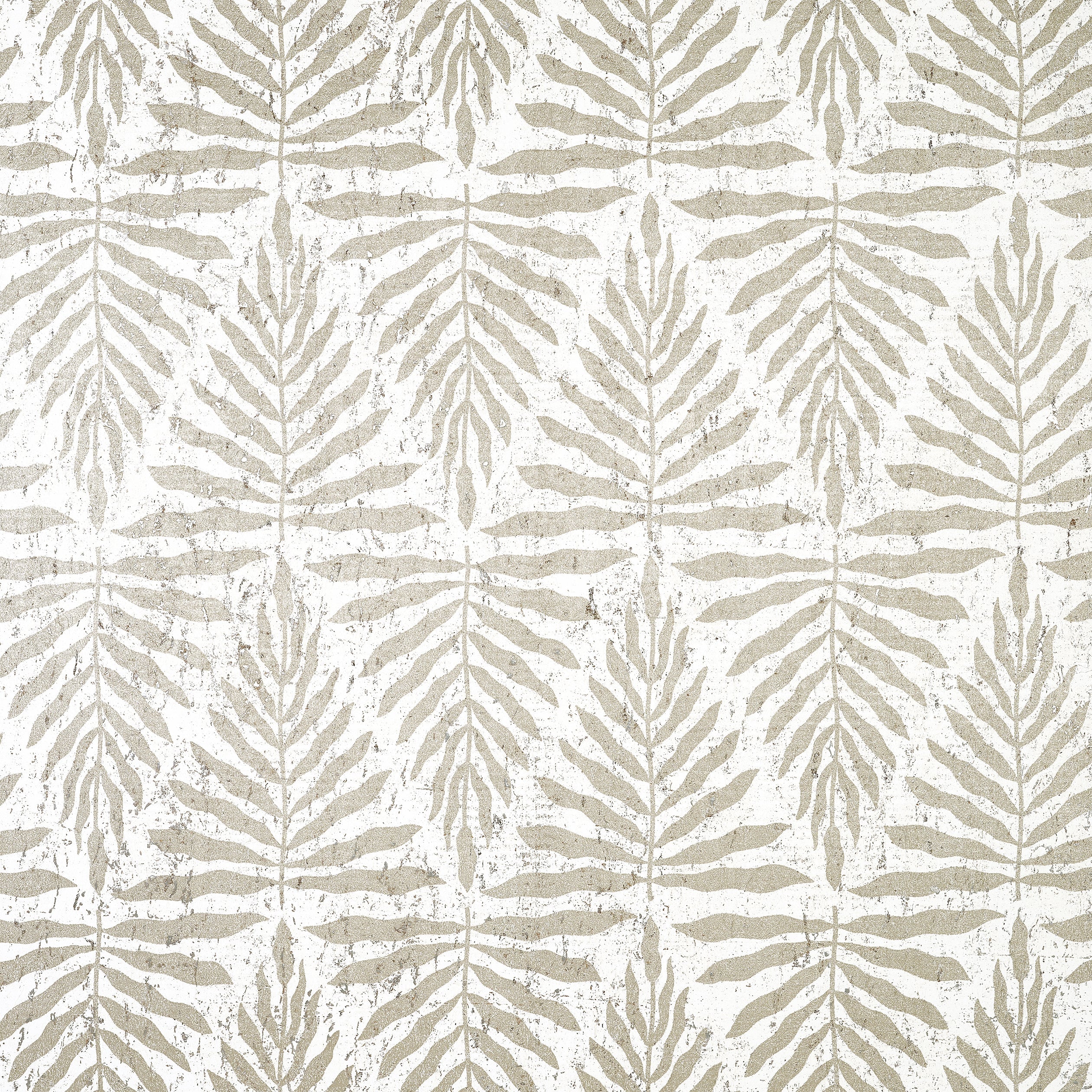 Gasparilla fabric in metallic gilver color - pattern number T15810 - by Thibaut in the Islander collection