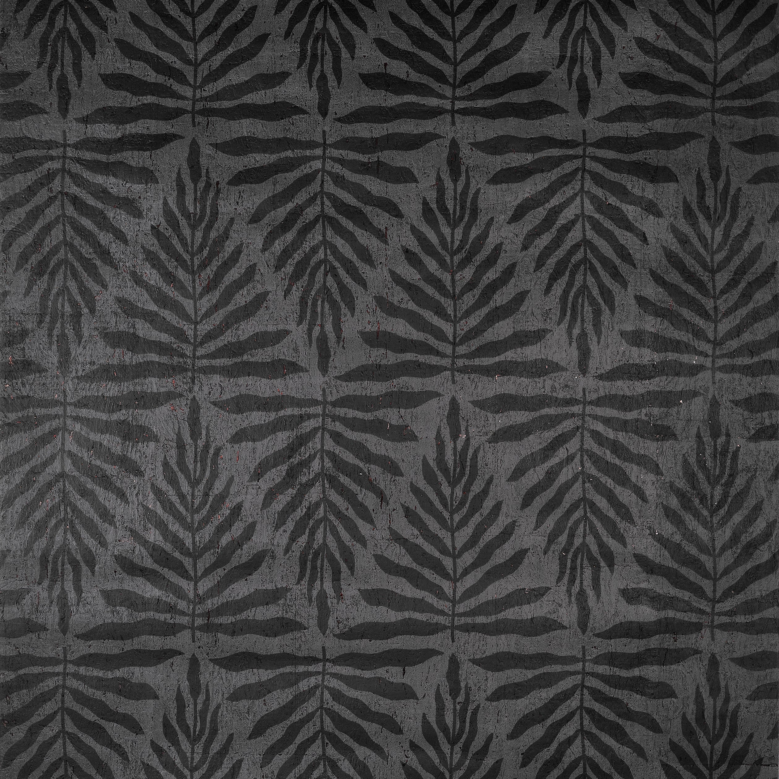 Gasparilla fabric in black color - pattern number T15814 - by Thibaut in the Islander collection