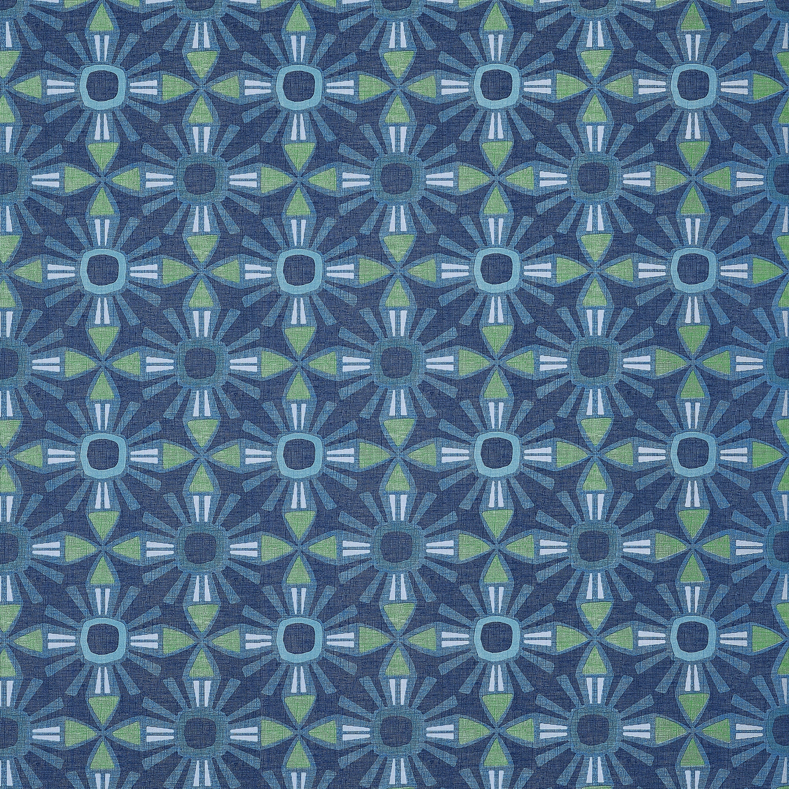 Kona wallpaper in navy color - pattern number T15829 - by Thibaut in the Islander collection