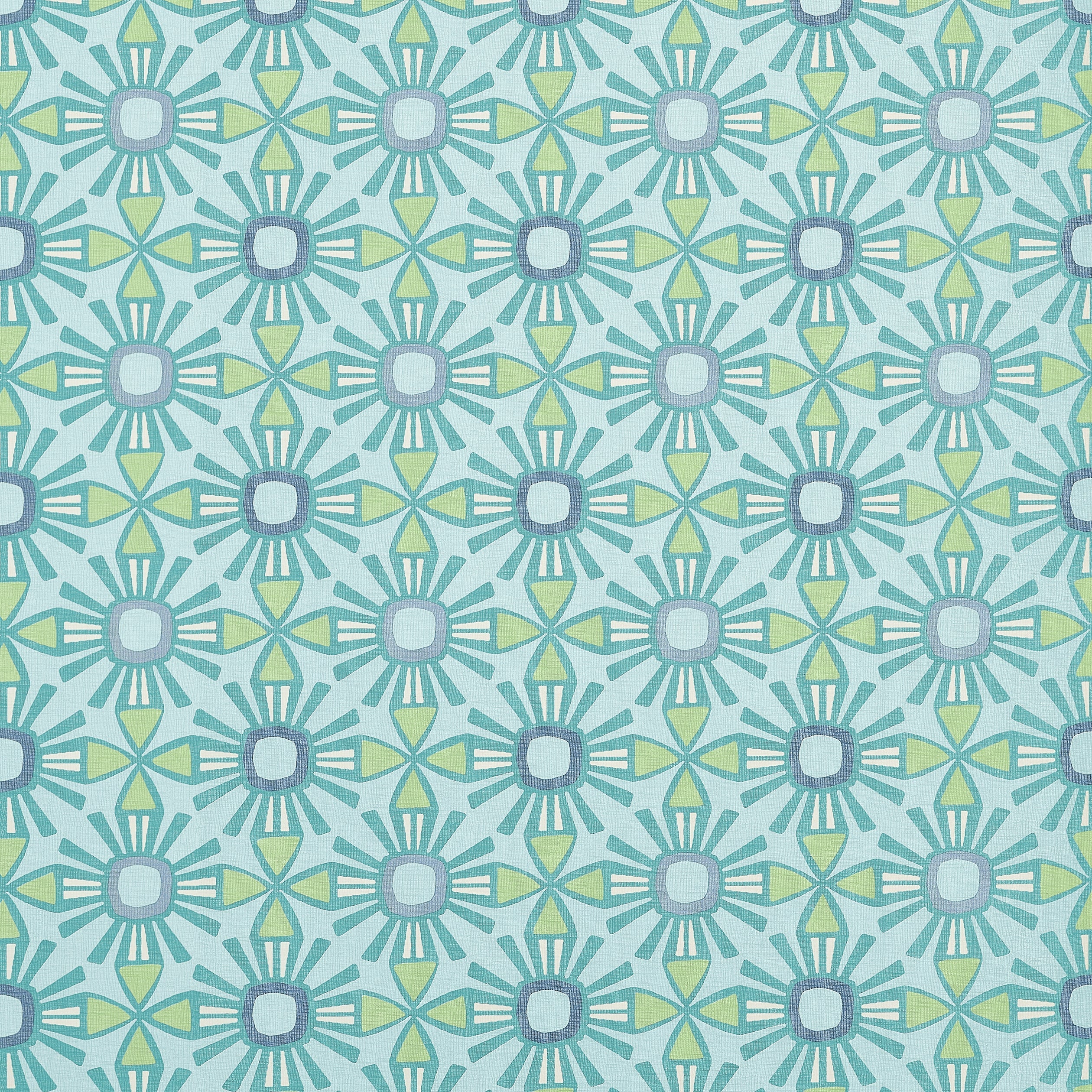 Kona wallpaper in turquoise color - pattern number T15831 - by Thibaut in the Islander collection