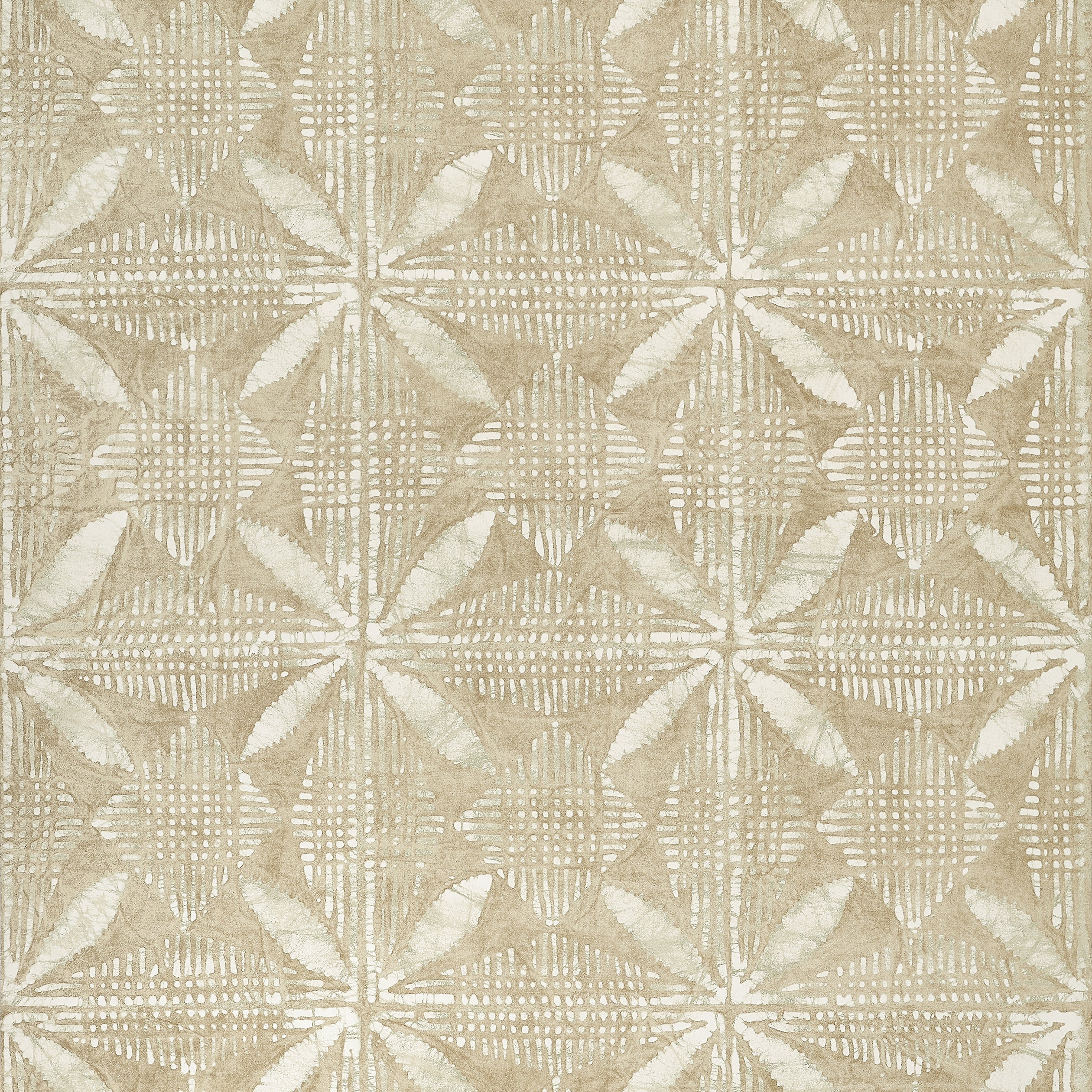 Tortuga Batik wallpaper in beige color - pattern number T15839 - by Thibaut in the Islander collection