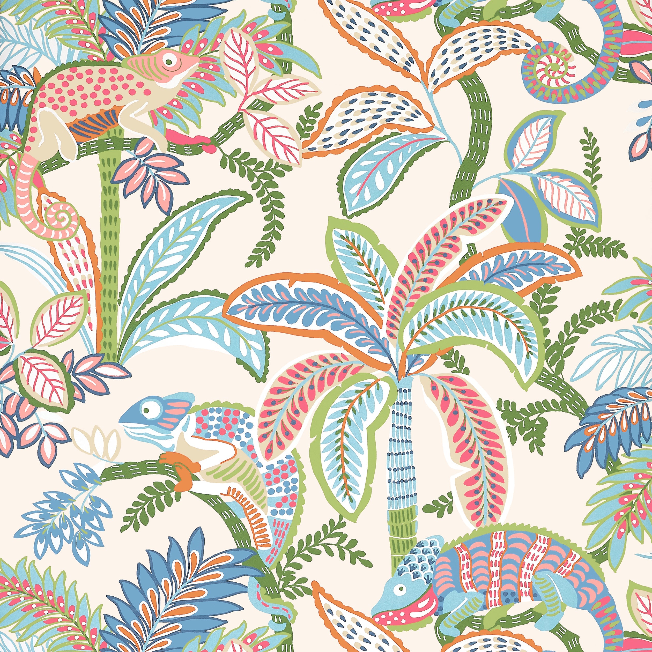 Iggy fabric in island color - pattern number T15843 - by Thibaut in the Islander collection