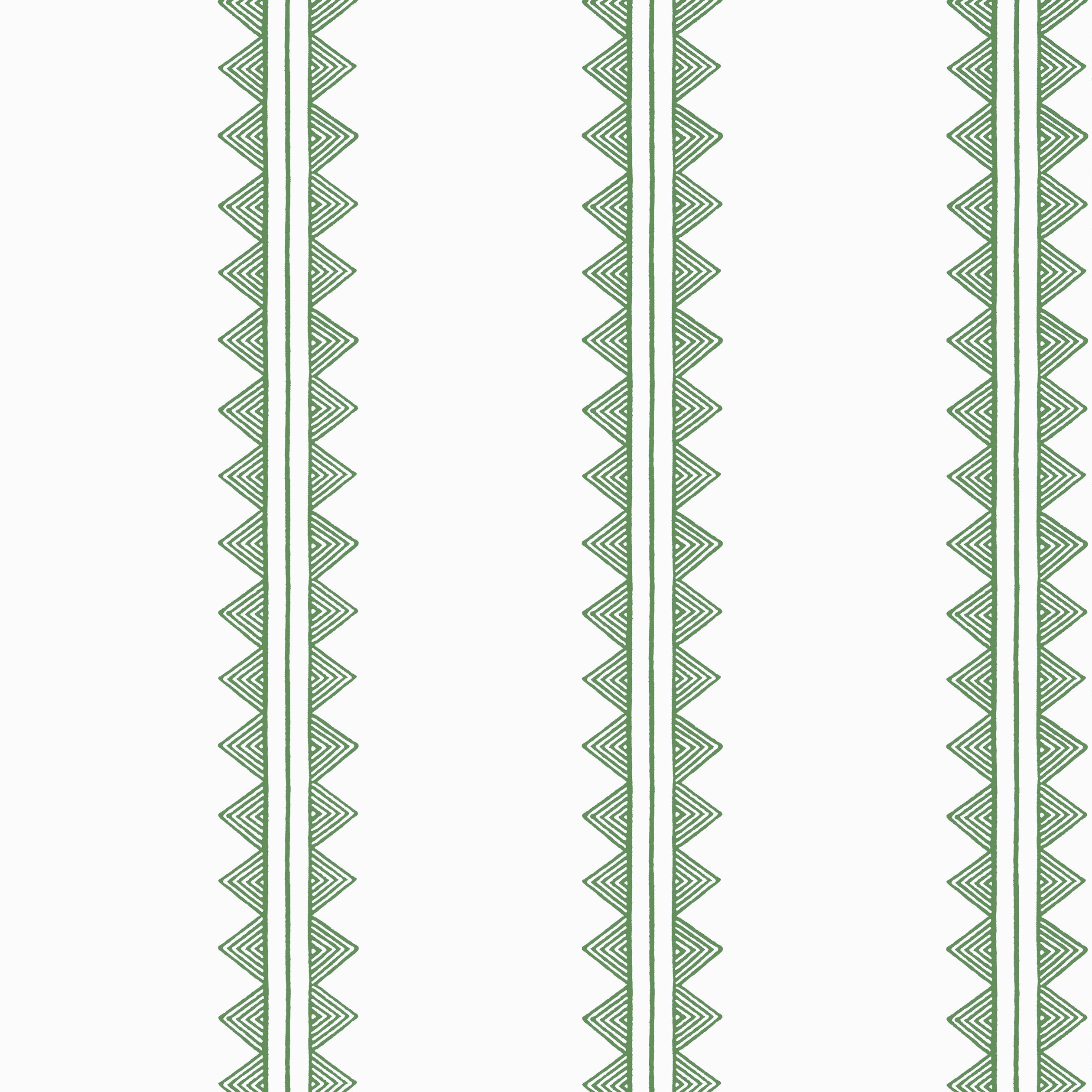 Agave Stripe fabric in green color - pattern number T16227 - by Thibaut in the Kismet by Thibaut collection