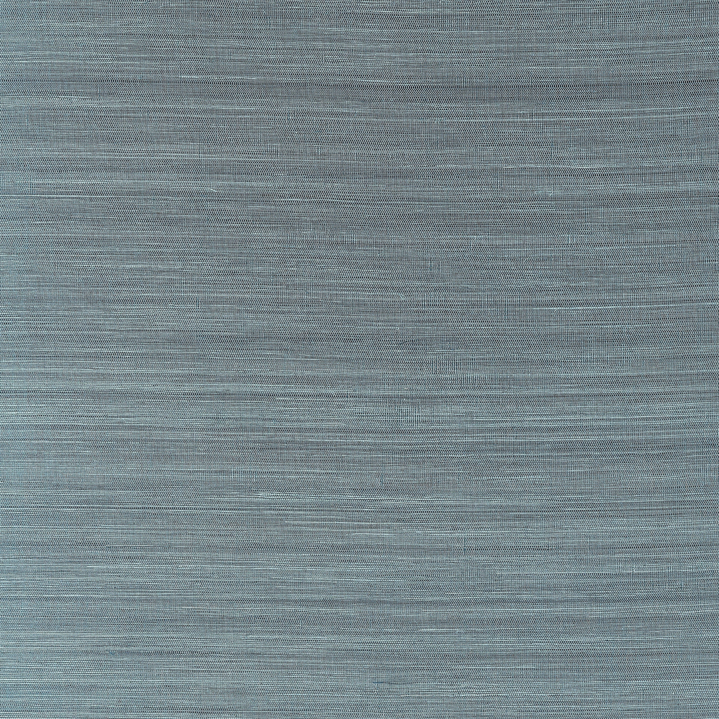 Windward Sisal wallpaper in dusty teal color - pattern number T19666 - by Thibaut in the Grasscloth Resource Volume 6 collection