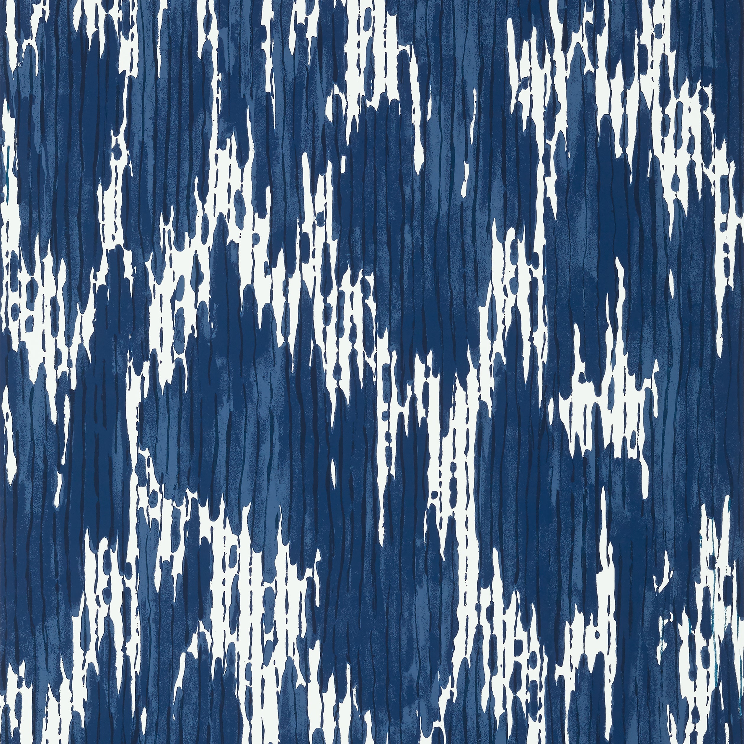 Maverick fabric in navy color - pattern number T20814 - by Thibaut in the Eden collection