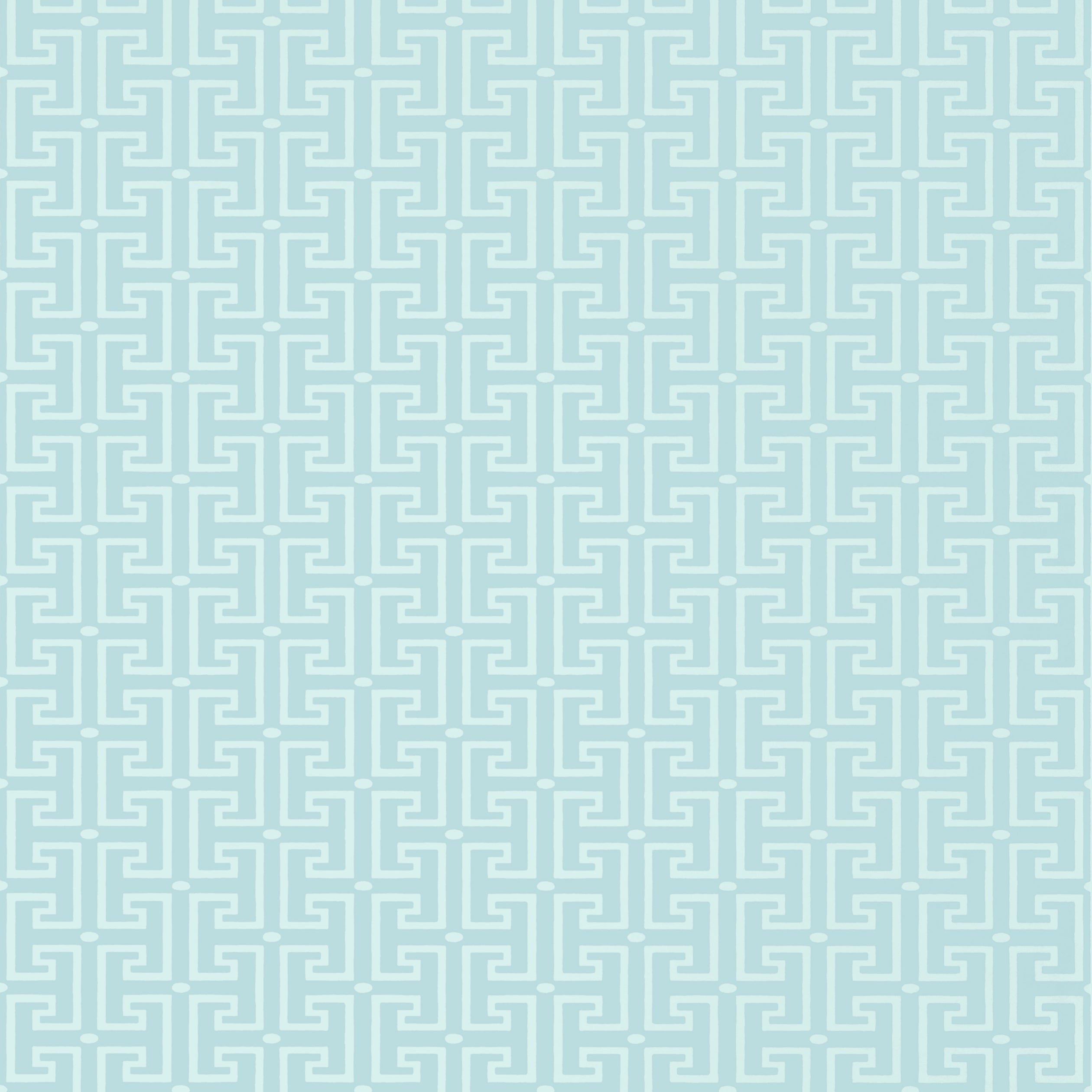 T Square fabric in spa blue color - pattern number T20864 - by Thibaut in the Eden collection
