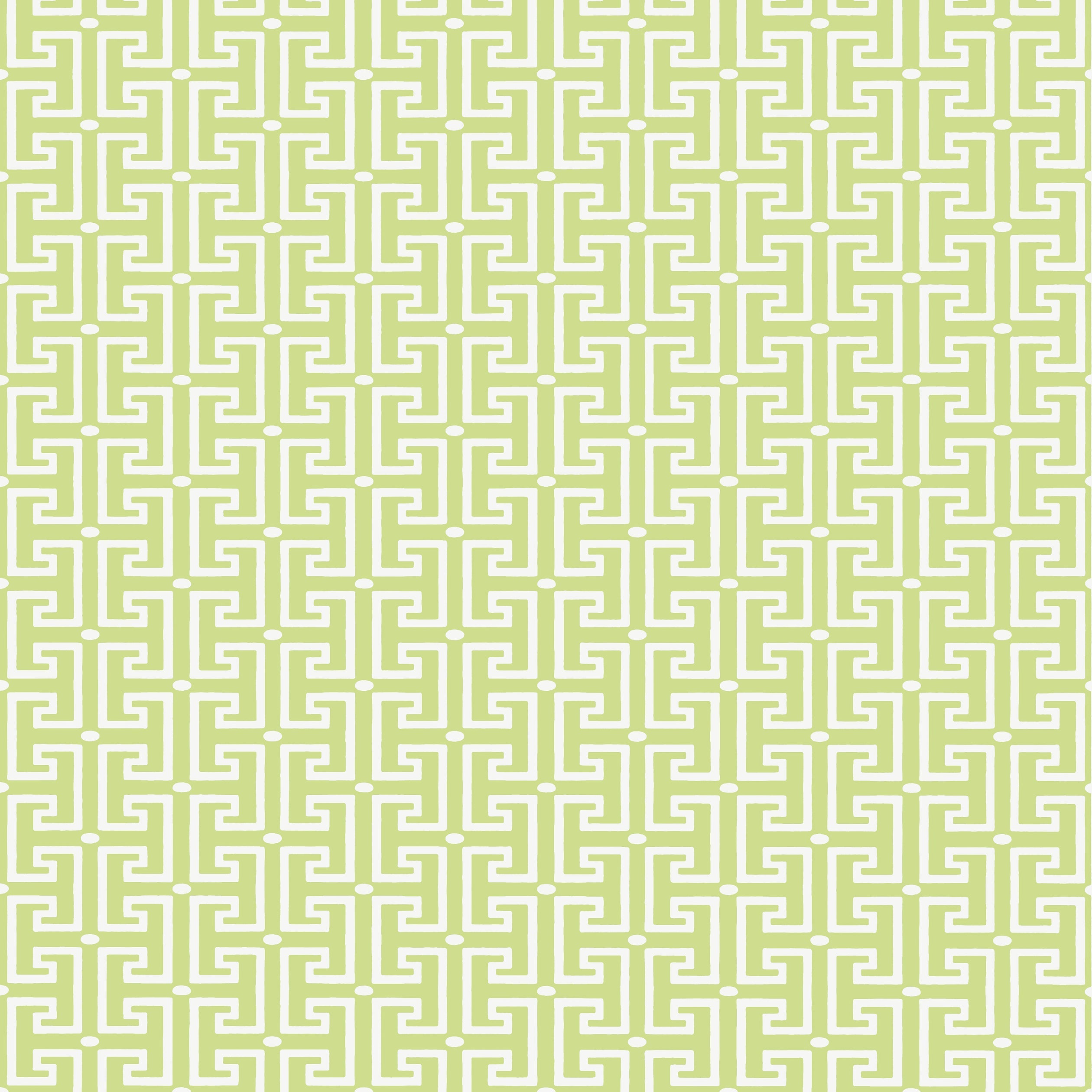 T Square fabric in light green color - pattern number T20865 - by Thibaut in the Eden collection