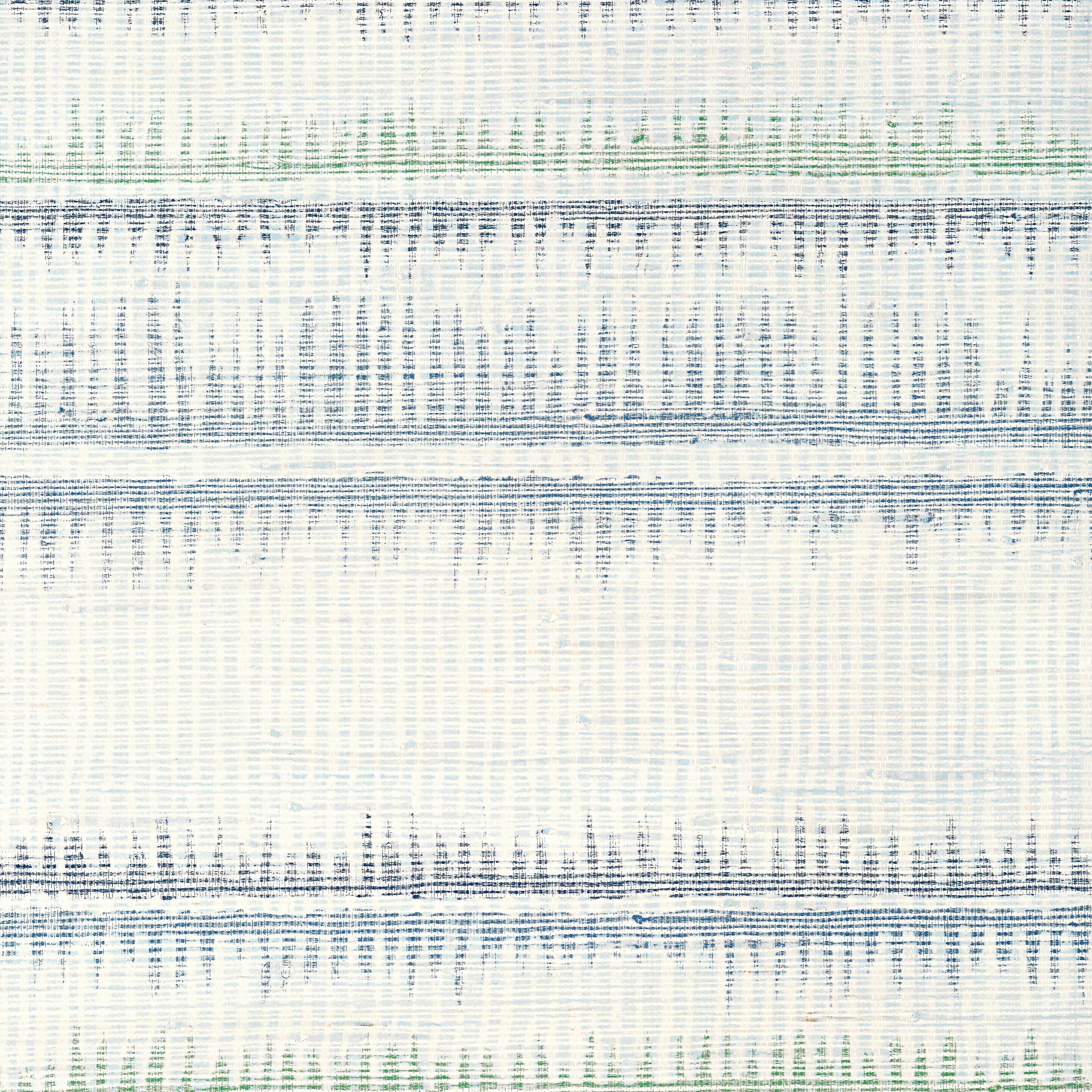 Passage wallpaper in blue and green color - pattern number T24136 - by Thibaut in the Grasscloth Resource Volume 5 collection