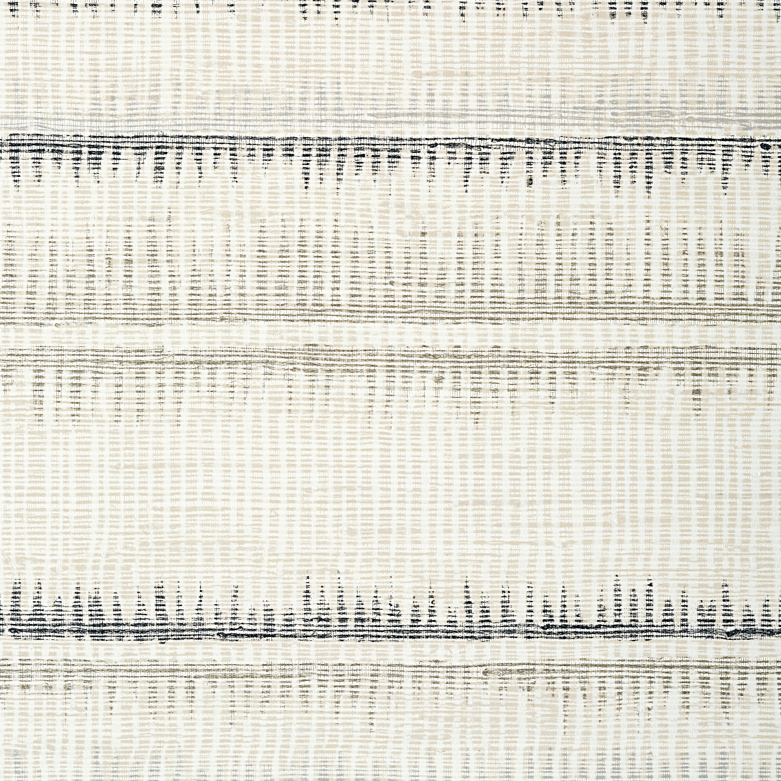 Passage wallpaper in black and grey color - pattern number T24137 - by Thibaut in the Grasscloth Resource Volume 5 collection