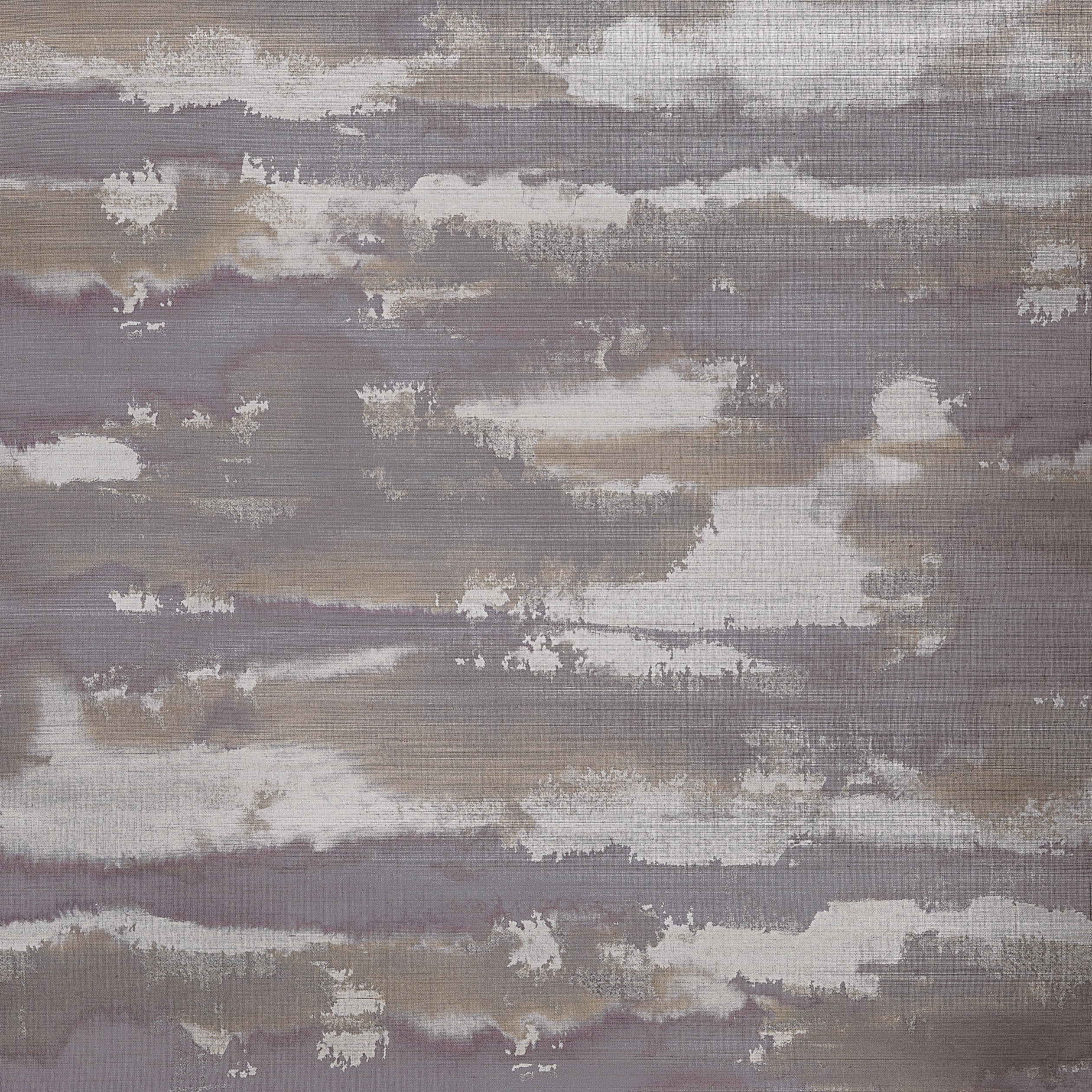 Silver Lining wallpaper in eggplant and copper color - pattern number T24423 - by Thibaut in the Yutori collection