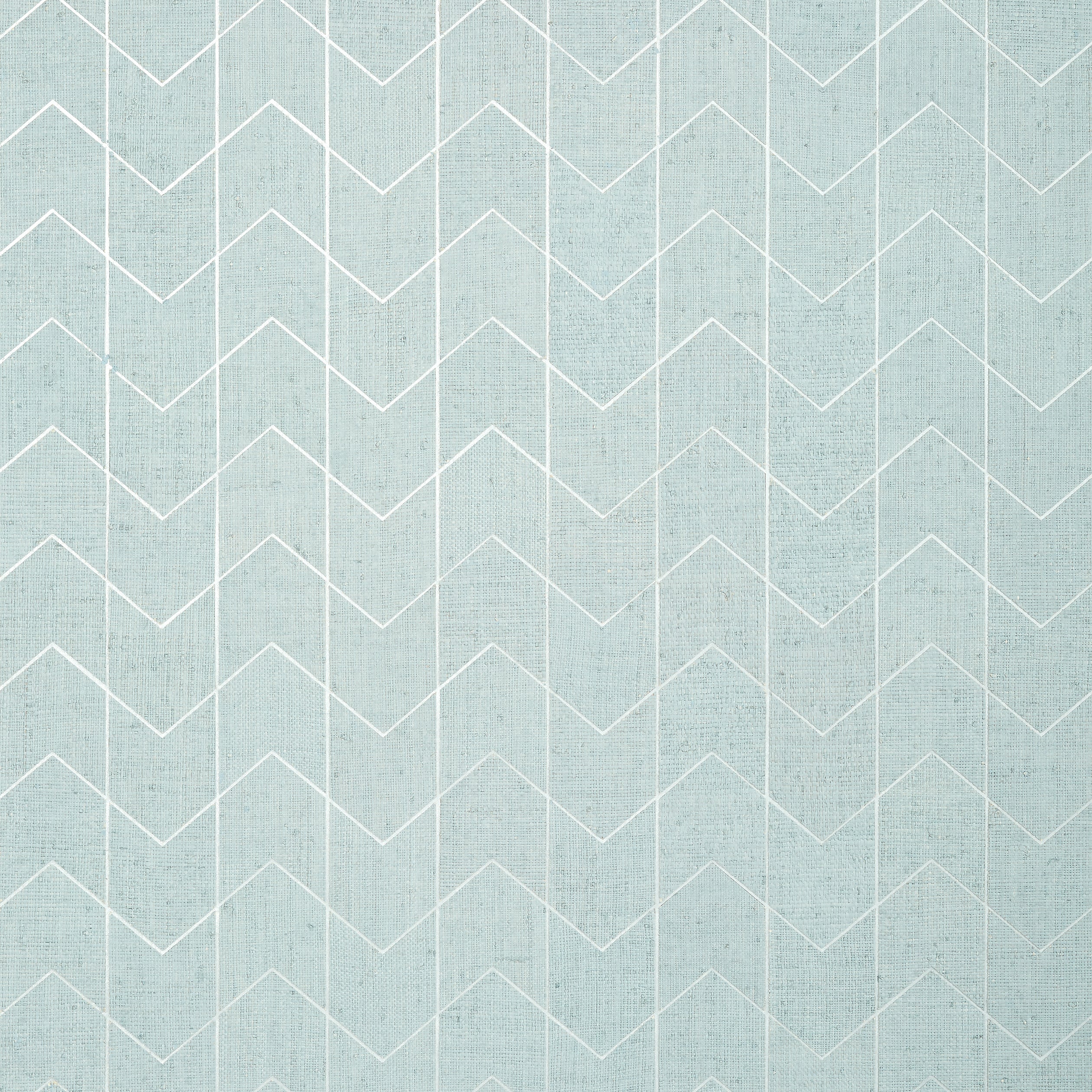 Cordoza Weave wallpaper in spa blue and silver color - pattern number T27027 - by Thibaut in the Natural Resource Volume 3 collection