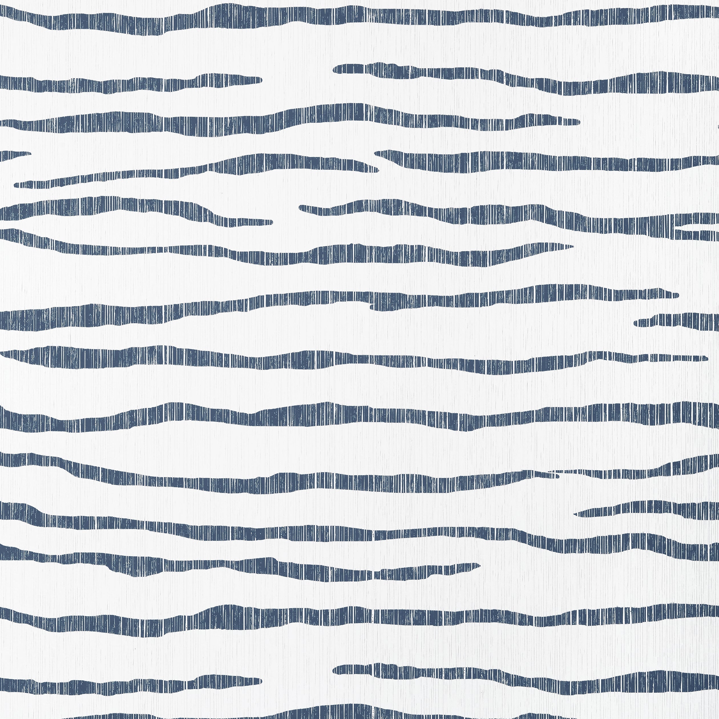 Savanna wallpaper in navy color - pattern number T27048 - by Thibaut in the Natural Resource Volume 3 collection