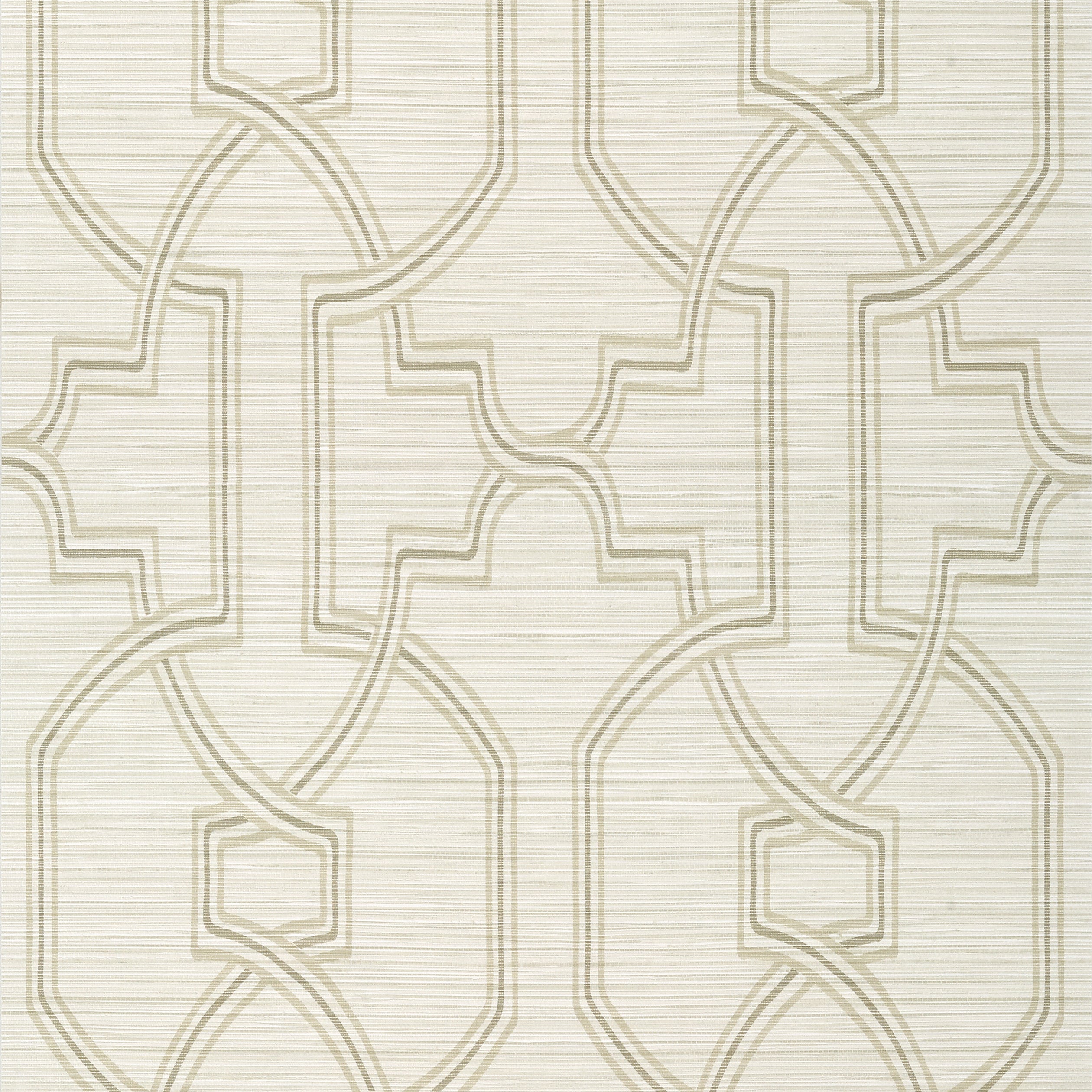 Promenade fabric in beige color - pattern number T275 - by Thibaut in the Texture Resource Volume 6 collection