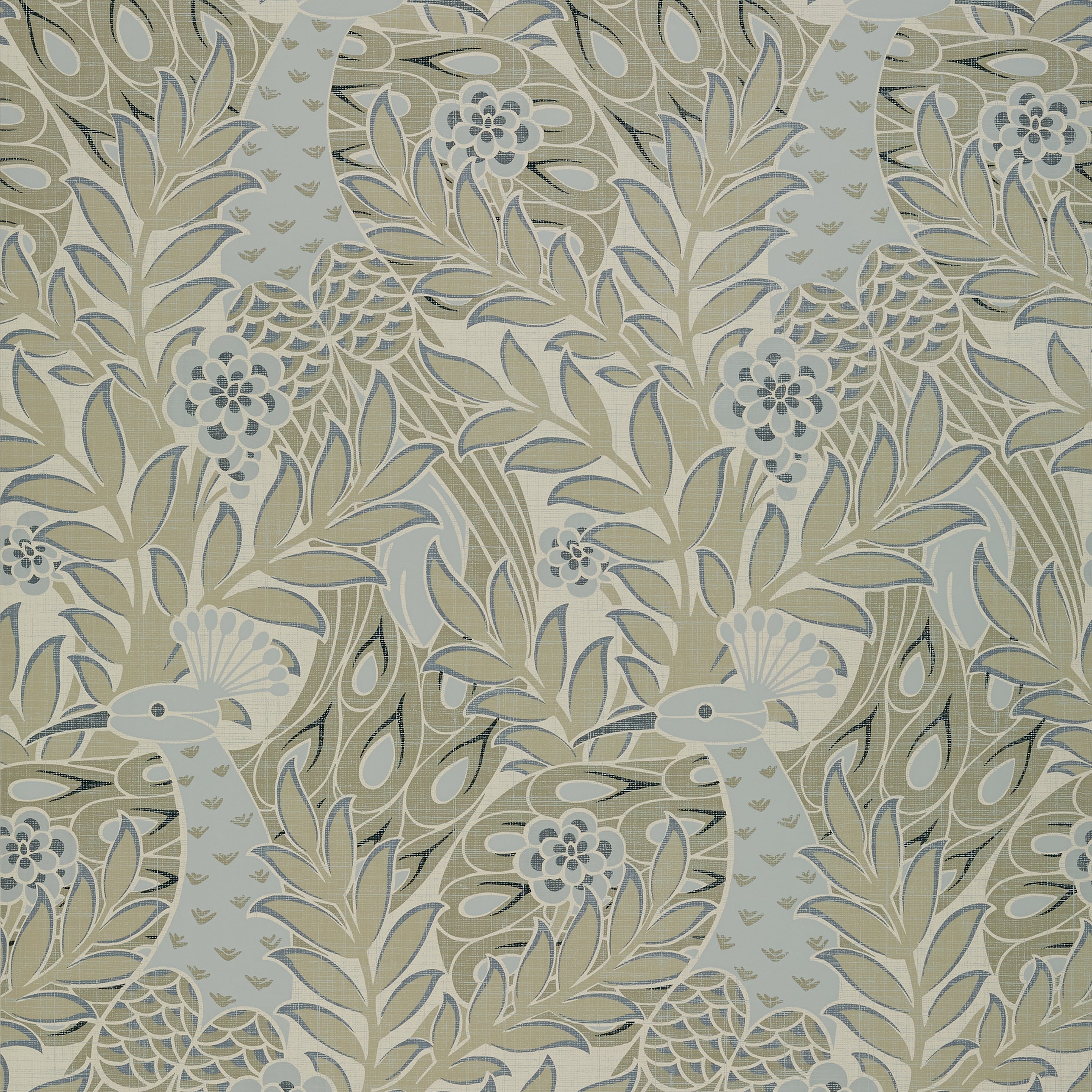 Desmond wallpaper in beige and grey color - pattern number T2921 - by Thibaut in the Paramount collection