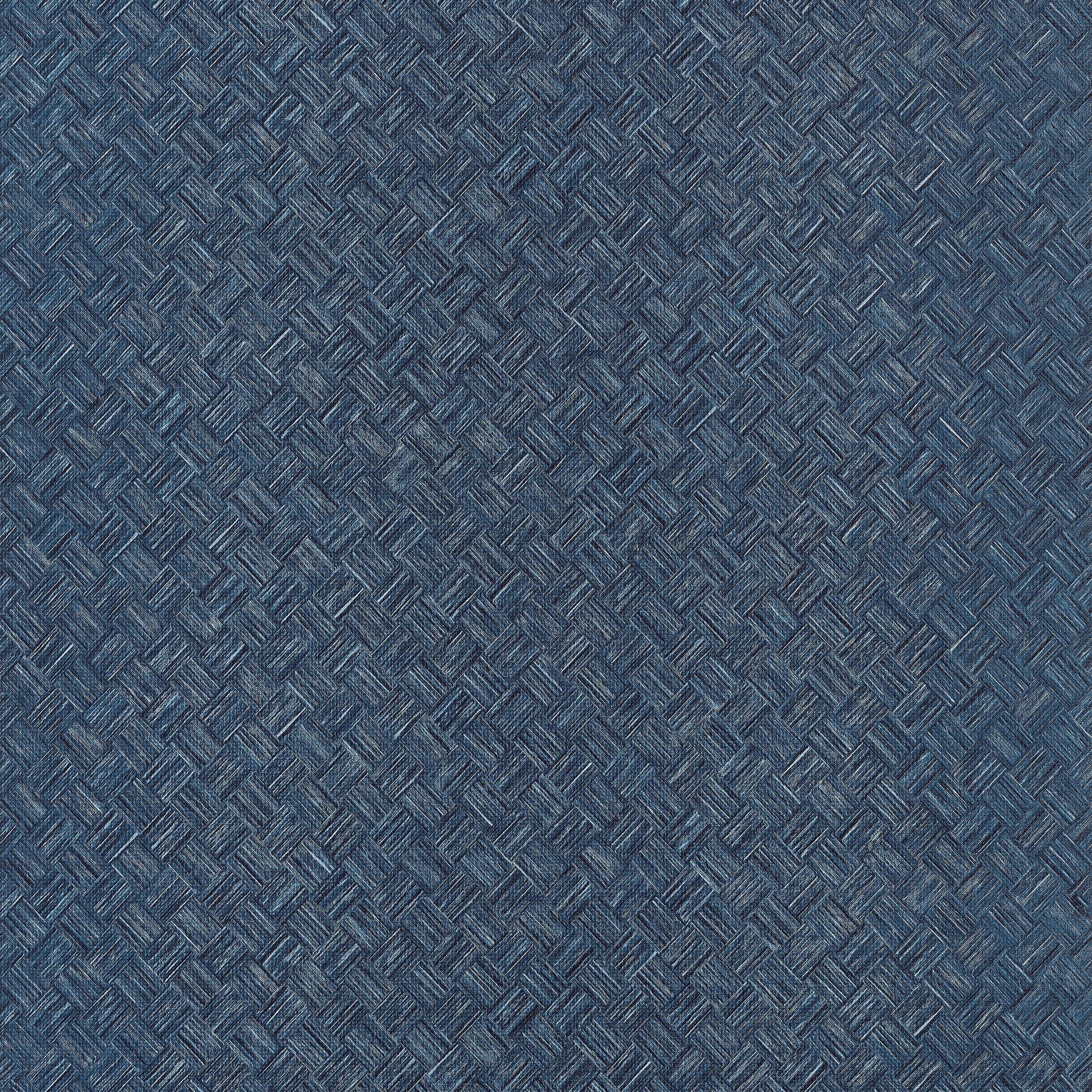 Saddle Weave wallpaper in navy color - pattern number T34064 - by Thibaut in the Texture Resource Volume 9 collection