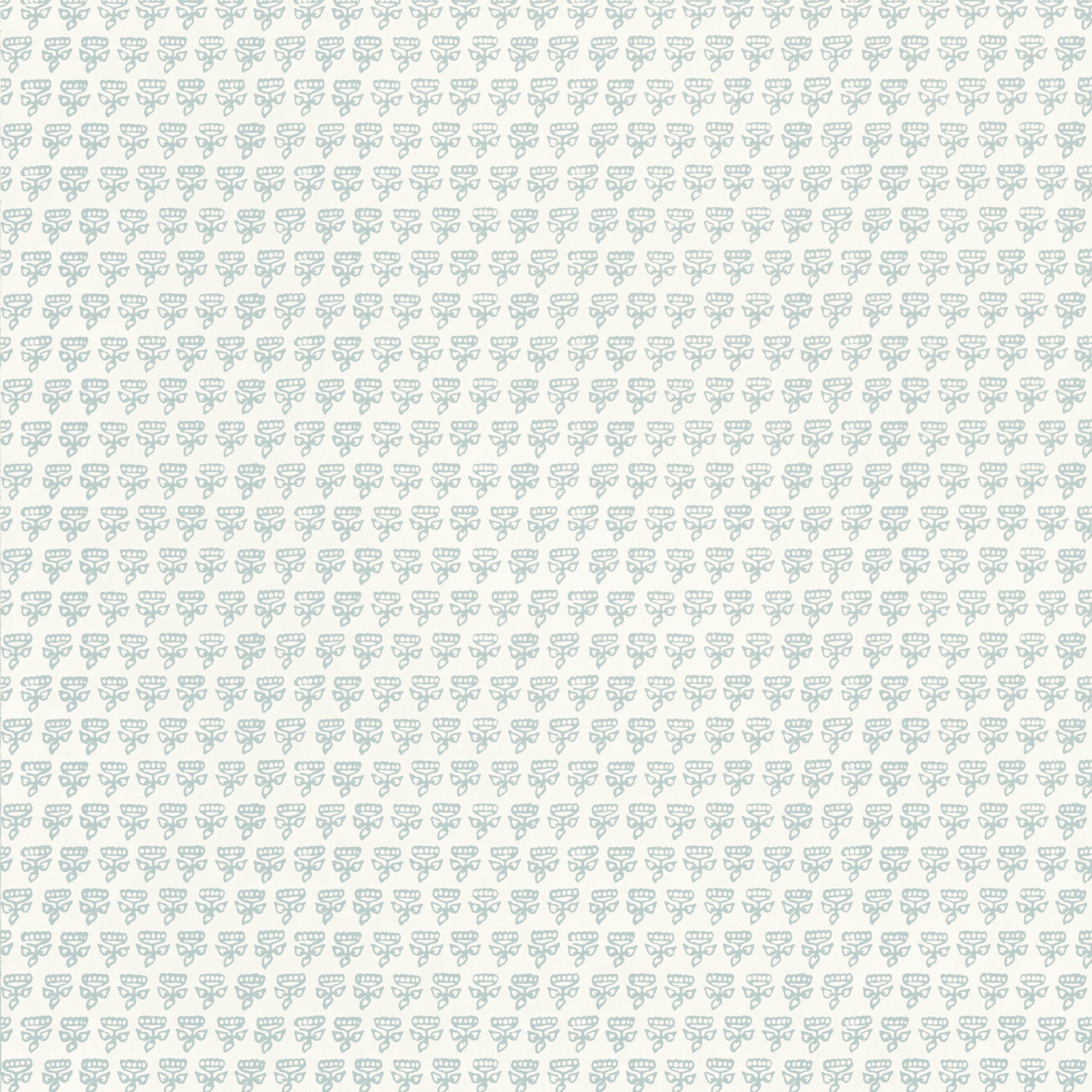 Mimi wallpaper in robins egg color - pattern number T36448 - by Thibaut in the Indienne collection