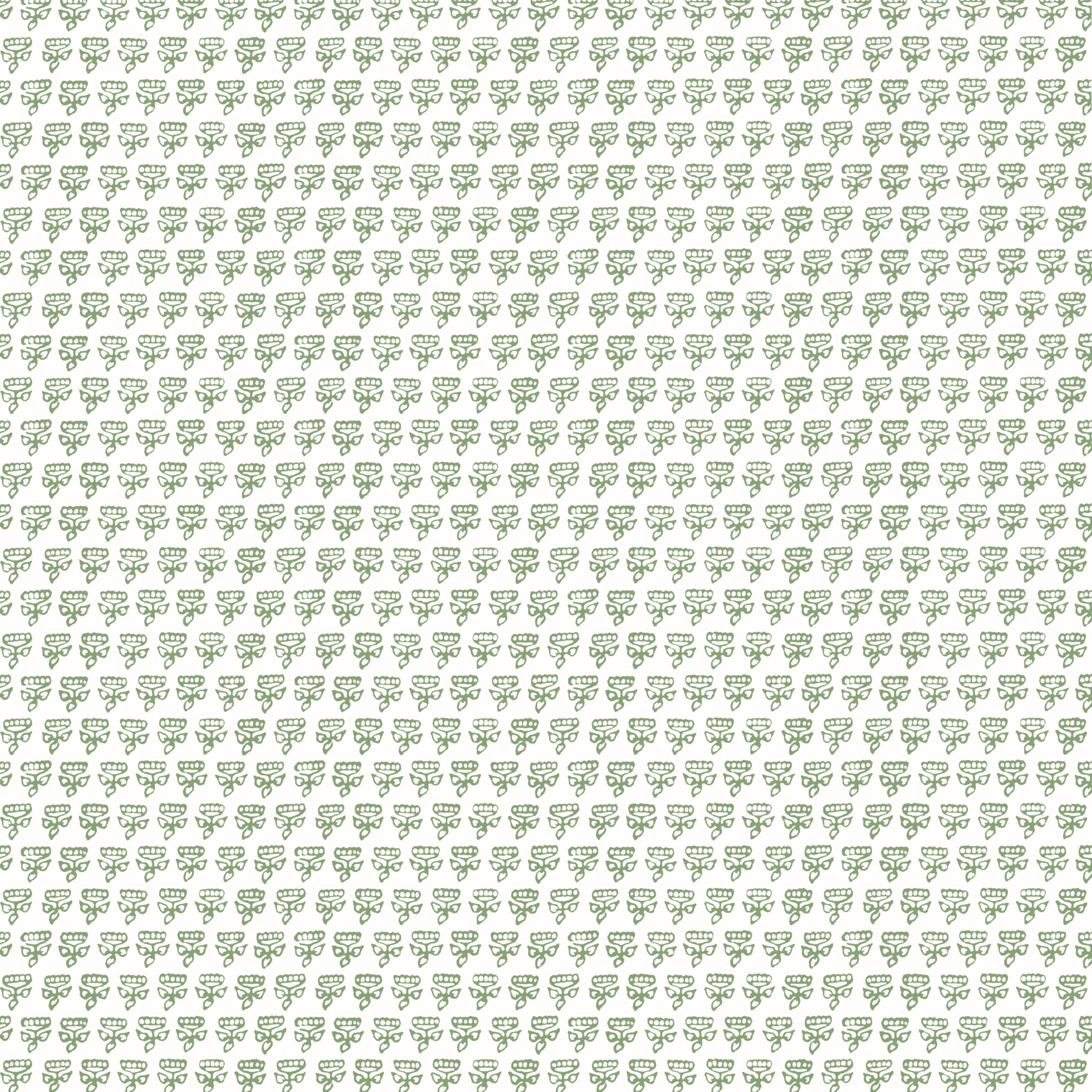Mimi wallpaper in green color - pattern number T36449 - by Thibaut in the Indienne collection