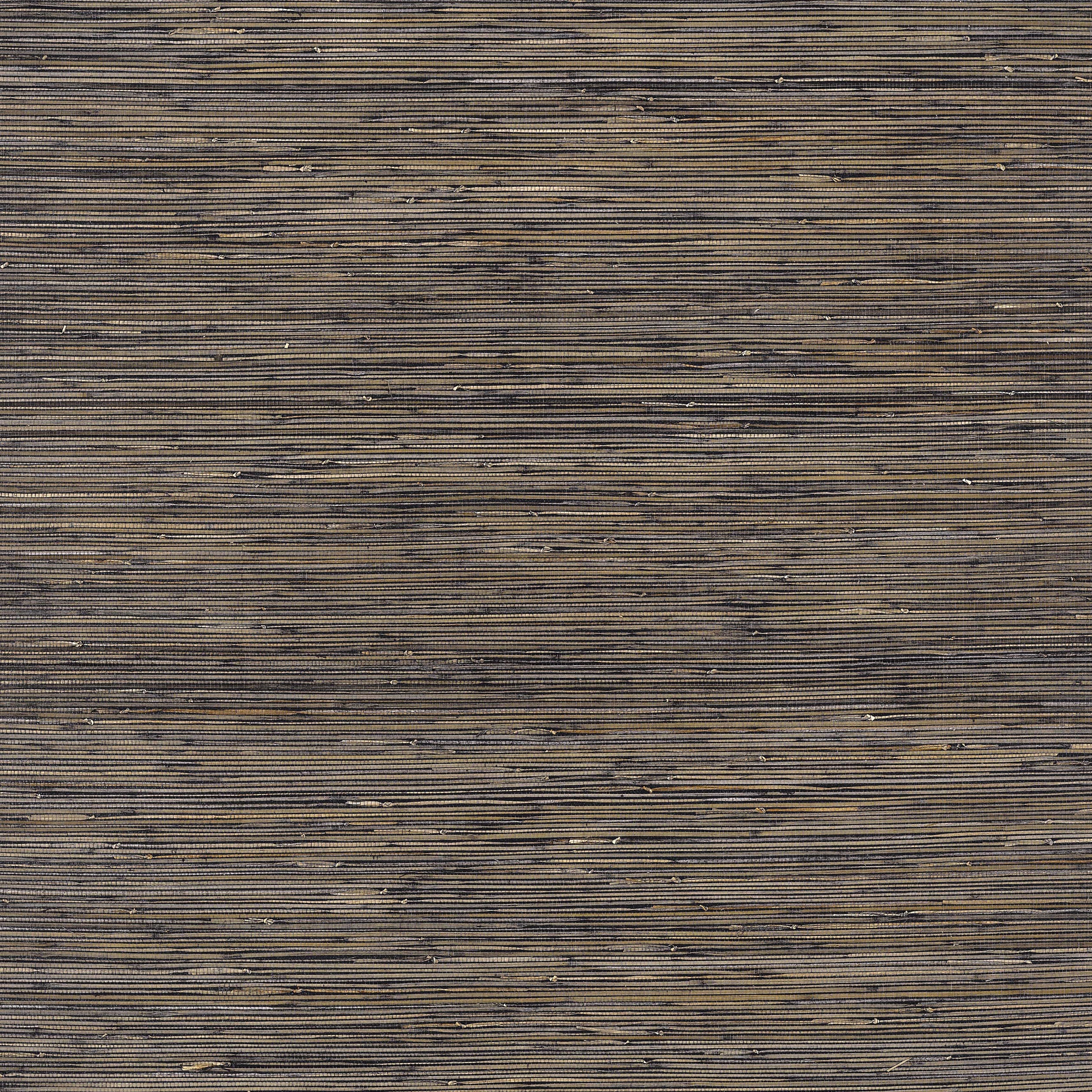 Bamboo Weave wallpaper in charcoal color - pattern number T3687 - by Thibaut in the Grasscloth Resource 2 collection