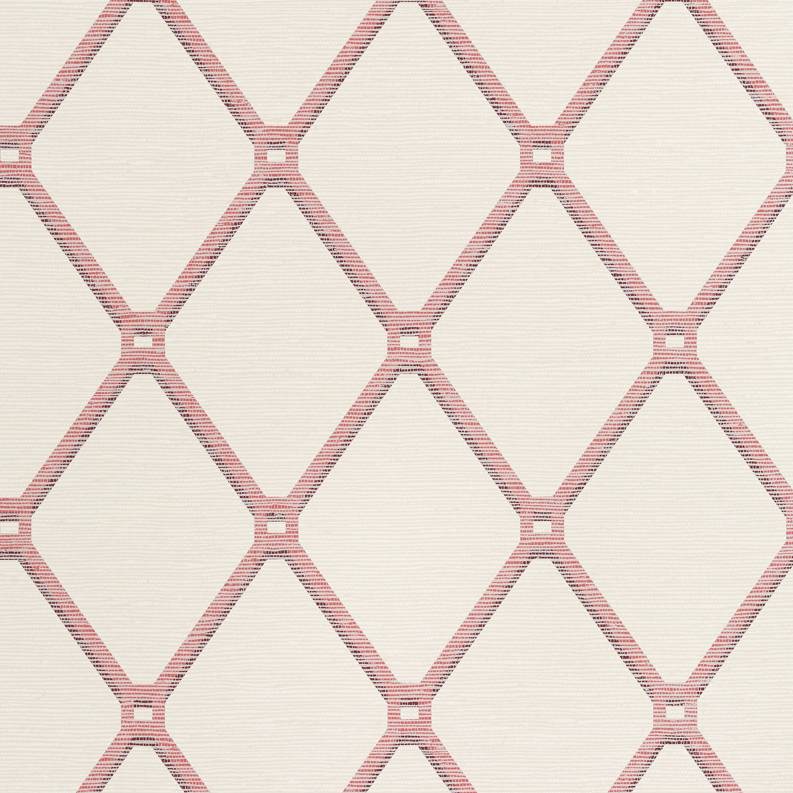 Easom Trellis wallpaper in red color - pattern number T4053 - by Thibaut in the Surface Resource collection