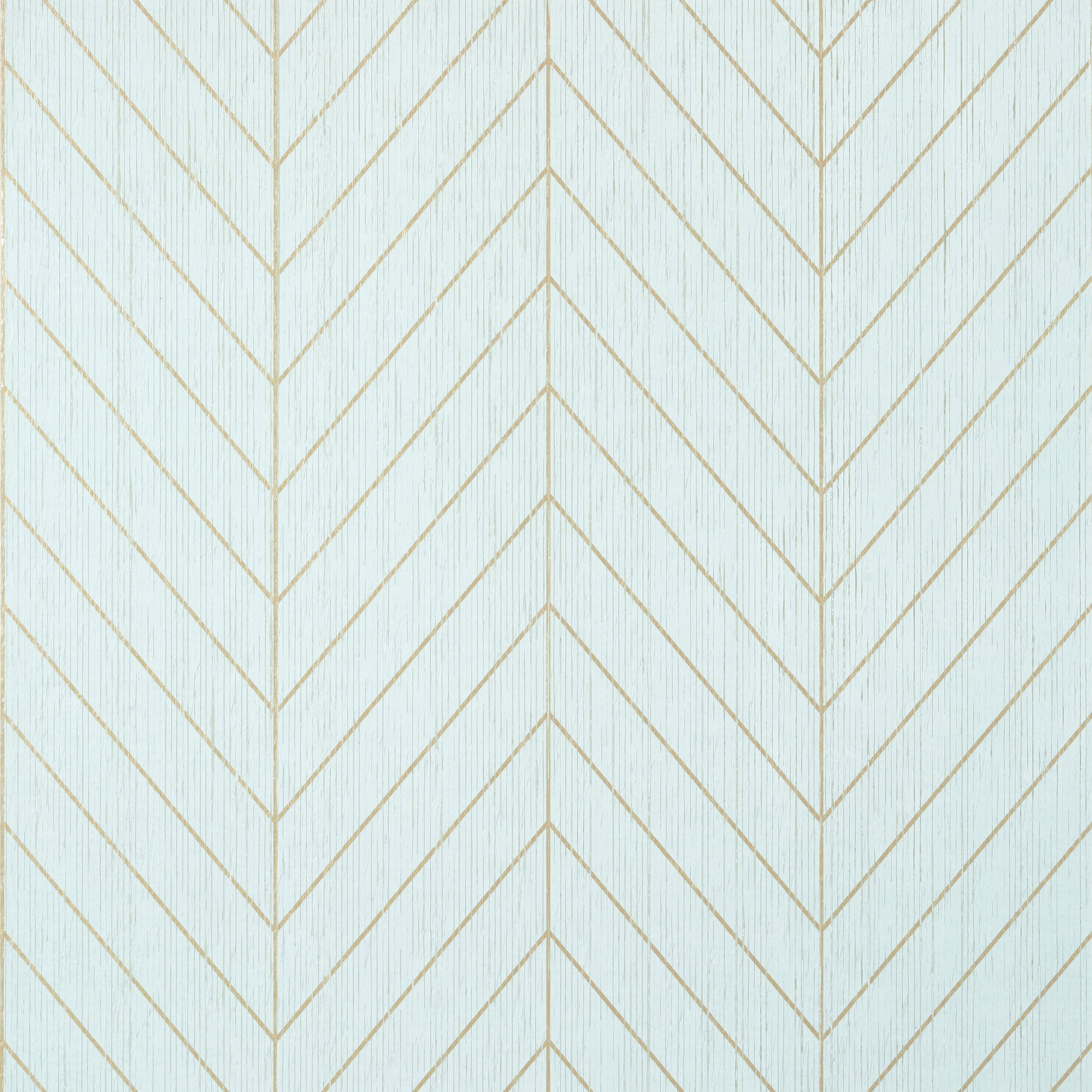 Land Bridge fabric in robins egg and metallic gold color - pattern number T41007 - by Thibaut in the Modern Resource Volume 4 collection